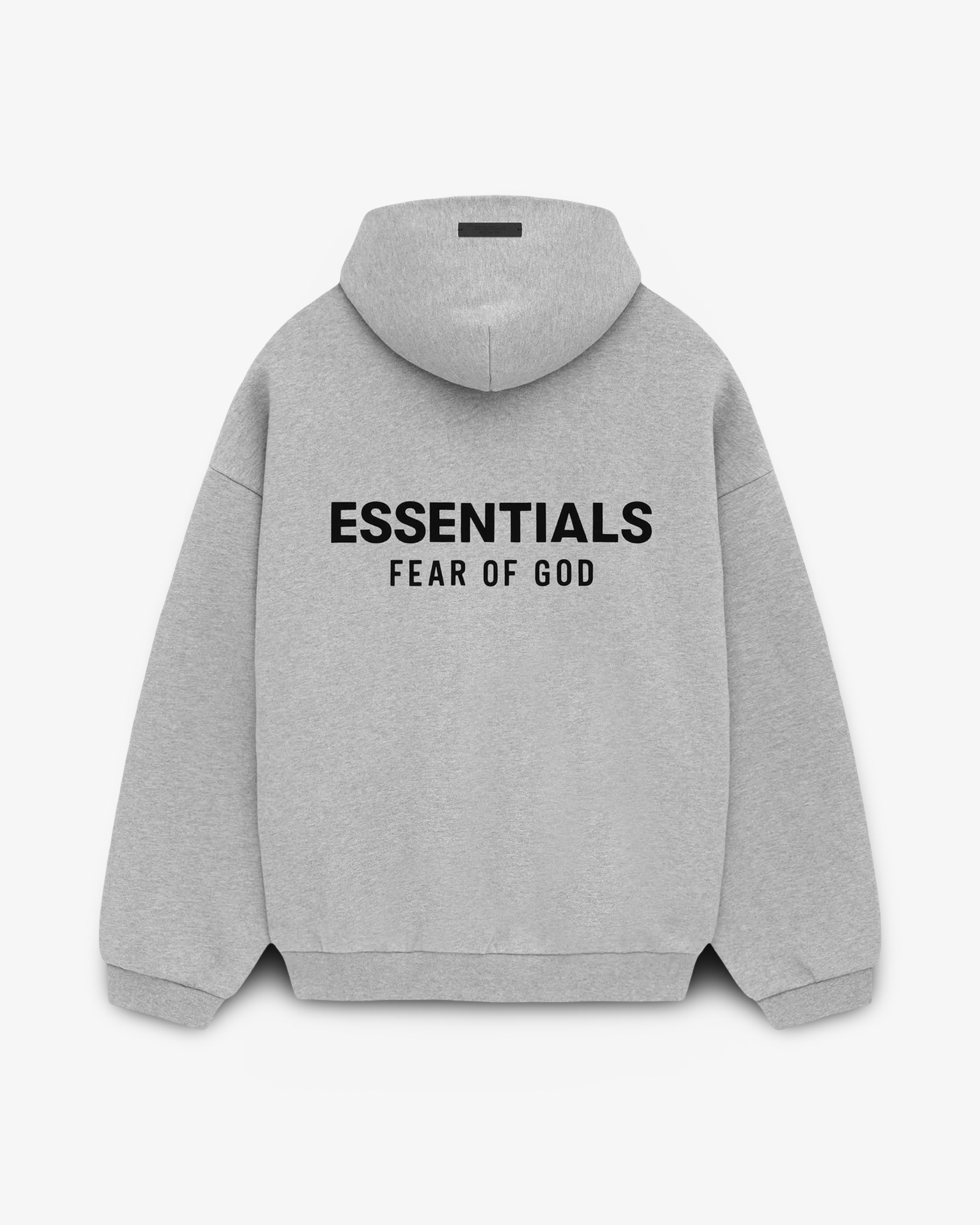 FEAR OF GOD ESSENTIALS FLEECE HOODIE - LIGHT HEATHER GREY