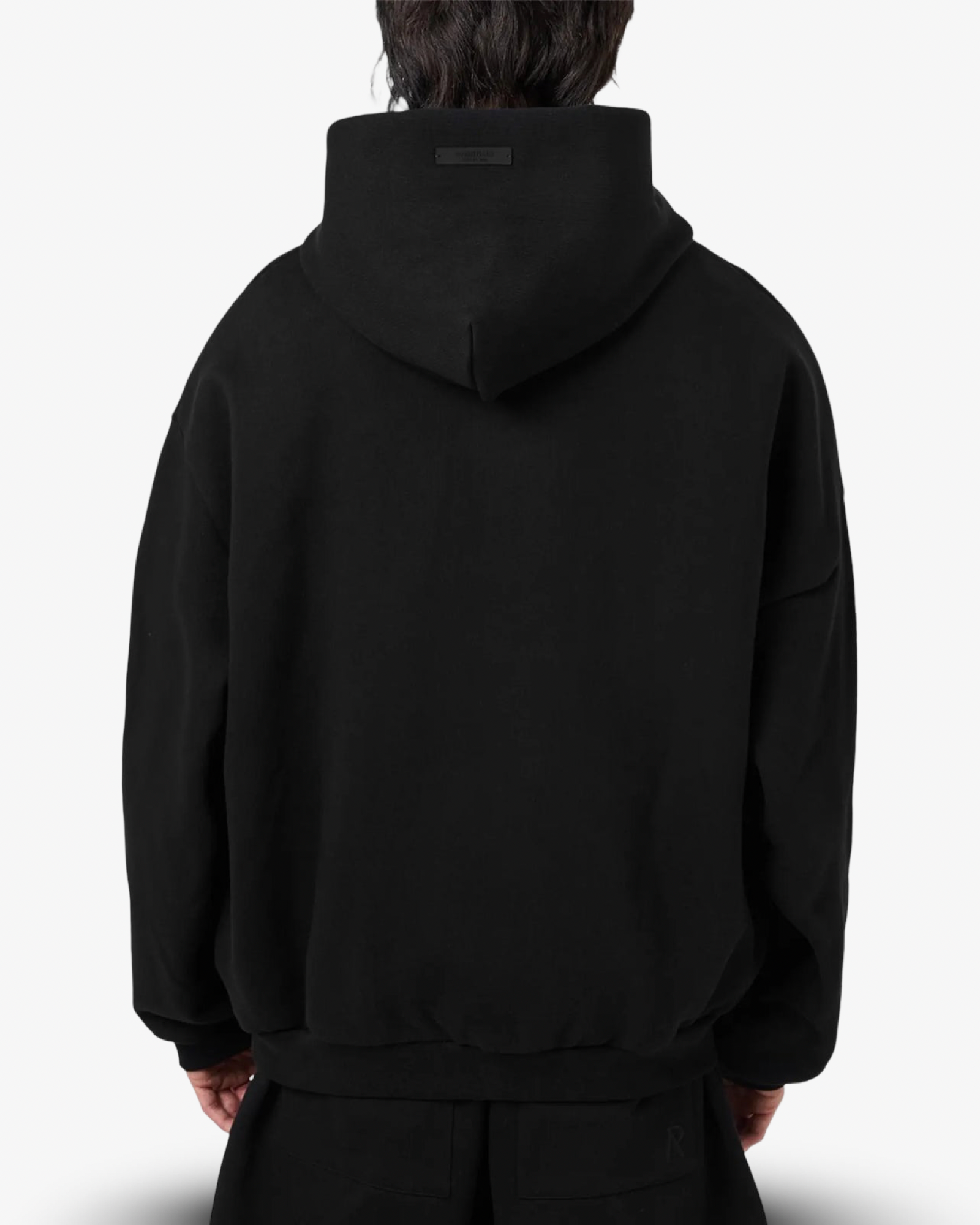 FEAR OF GOD ESSENTIALS FLEECE HOODIE - BLACK