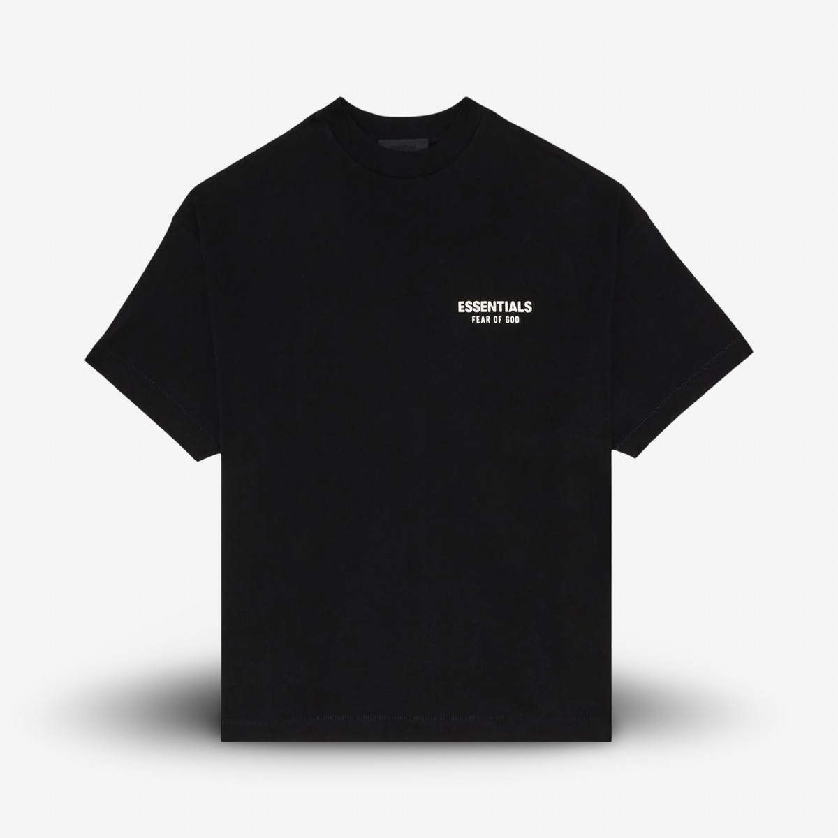 ESSENTIALS FEAR OF GOD Tシャツ ブラック S Fear of God Essentials T-Shirt - Black/White | Precasuals