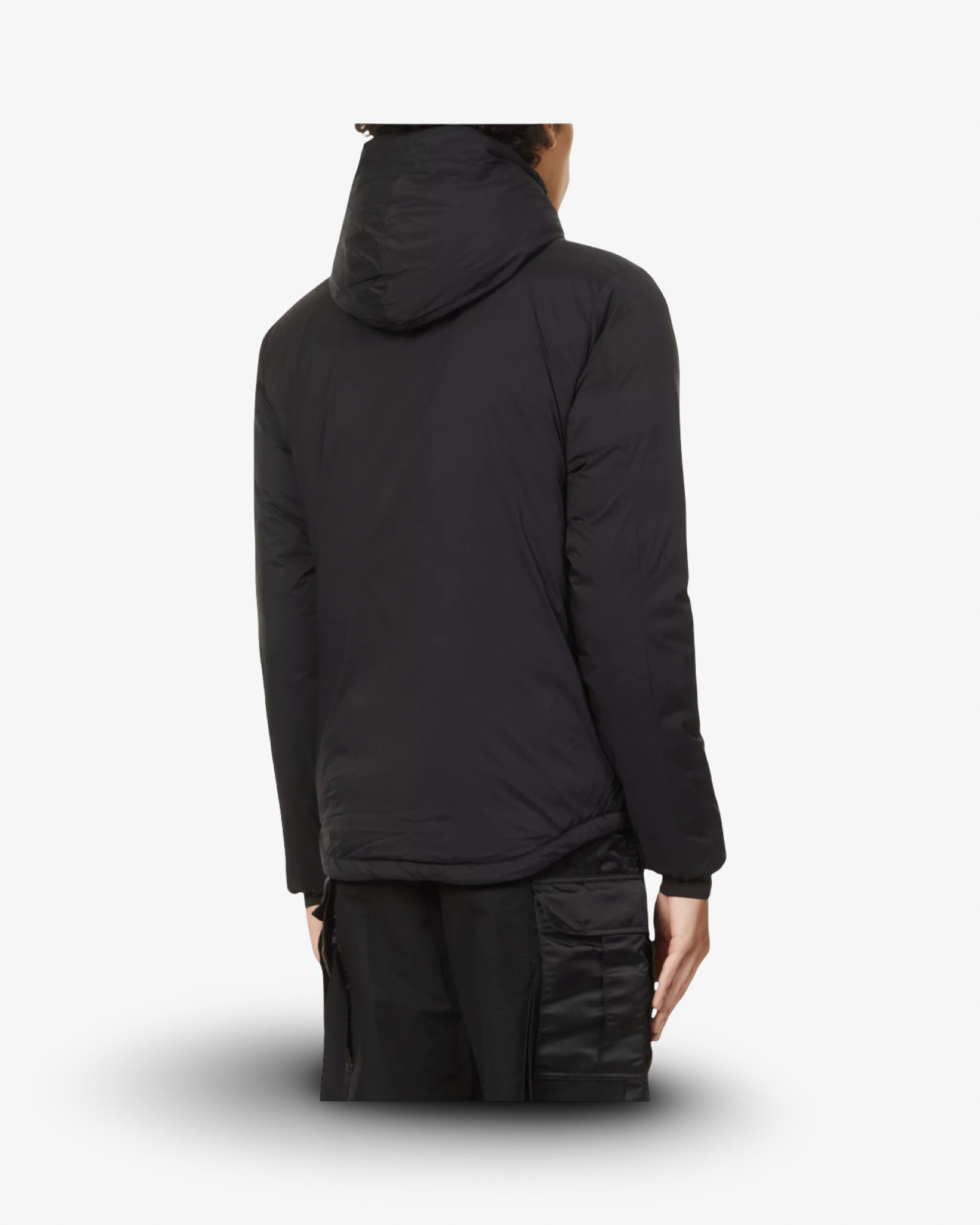 CANADA GOOSE LODGE LOGO-PATCH SHELL-DOWN HOODED PUFFER JACKET