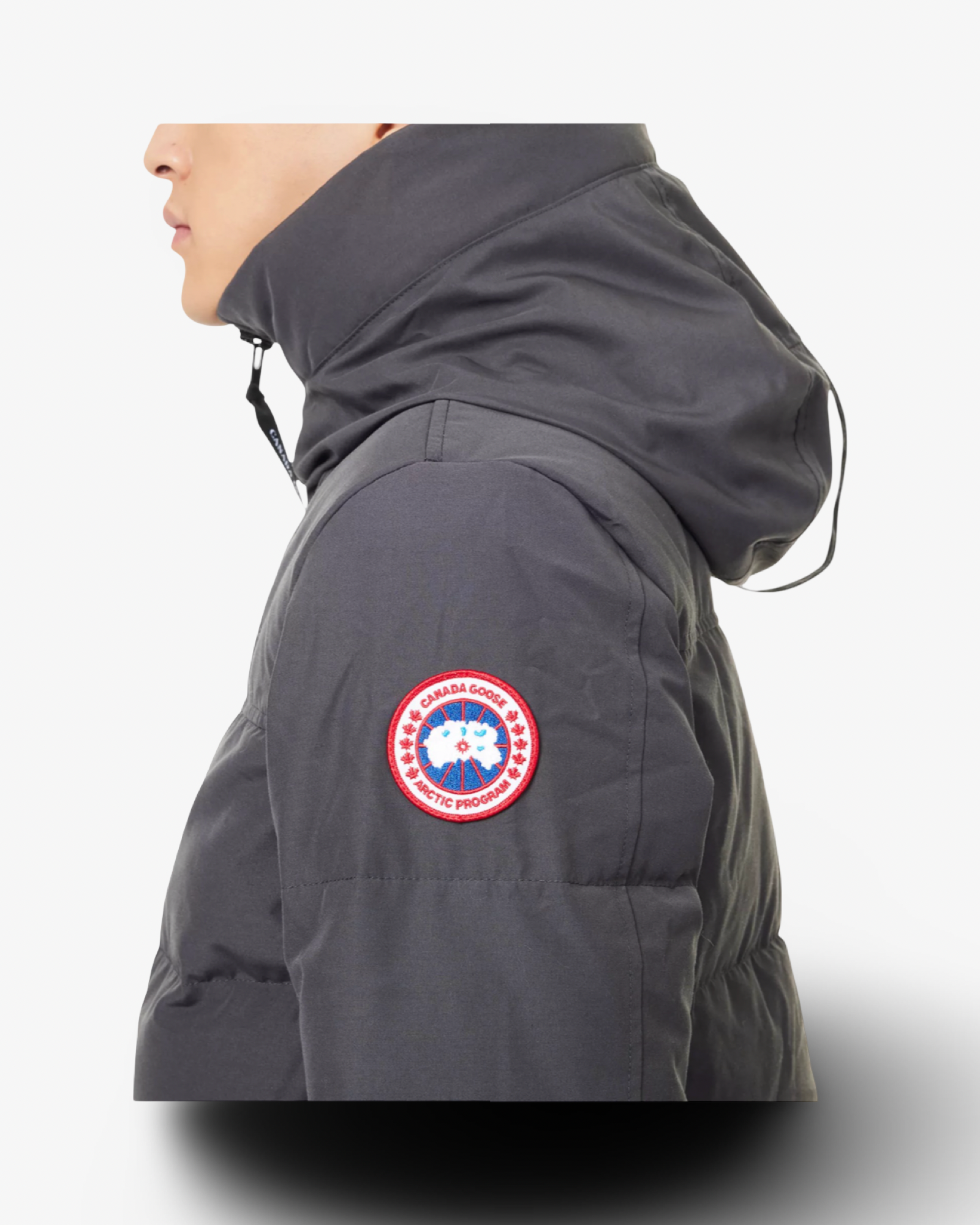 CANADA GOOSE MACMILLAN PADDED DOWN PARKA JACKET GRANITE GREY
