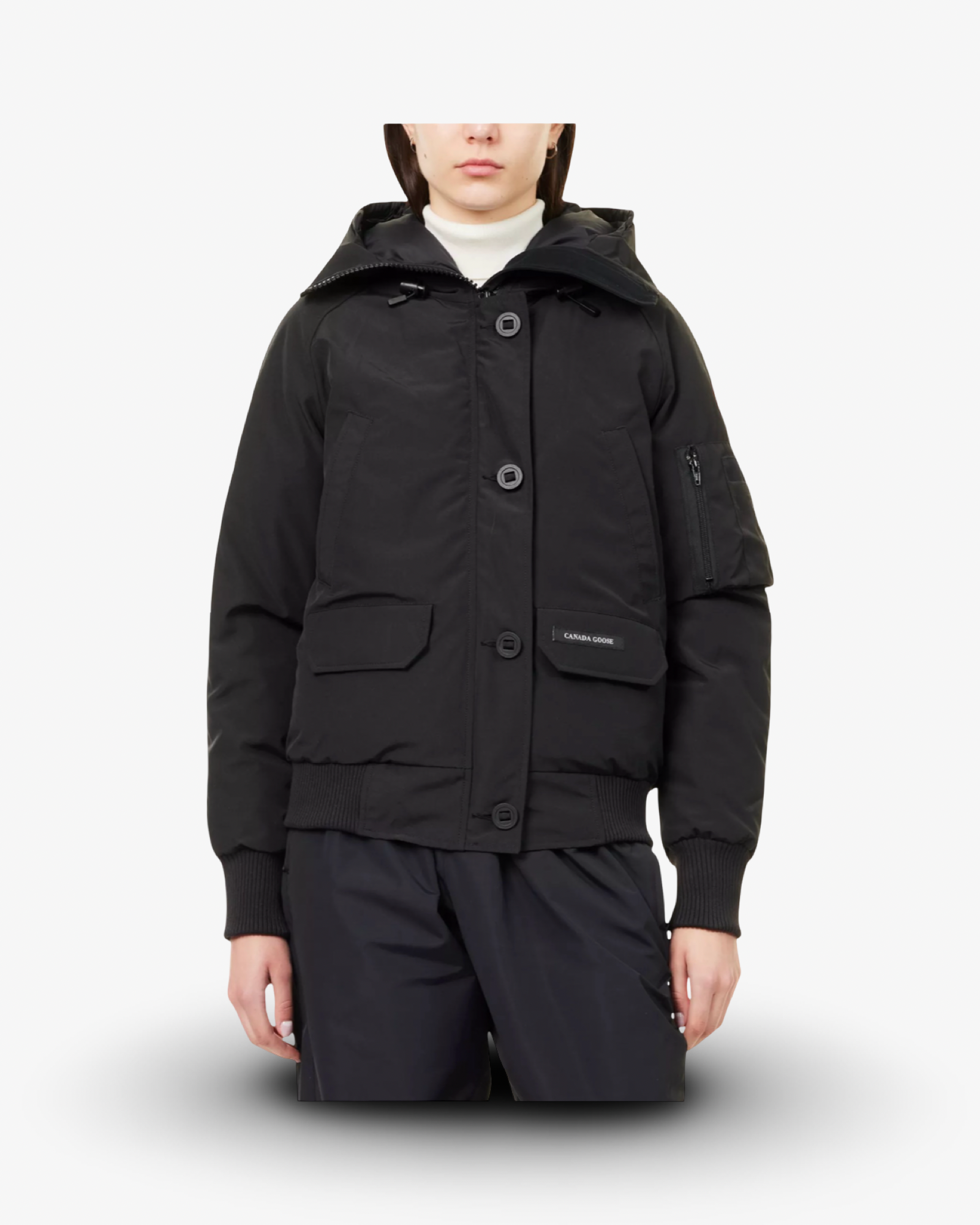 CANADA GOOSE CHILLIWACK HOODED WOVEN-DOWN JACKET