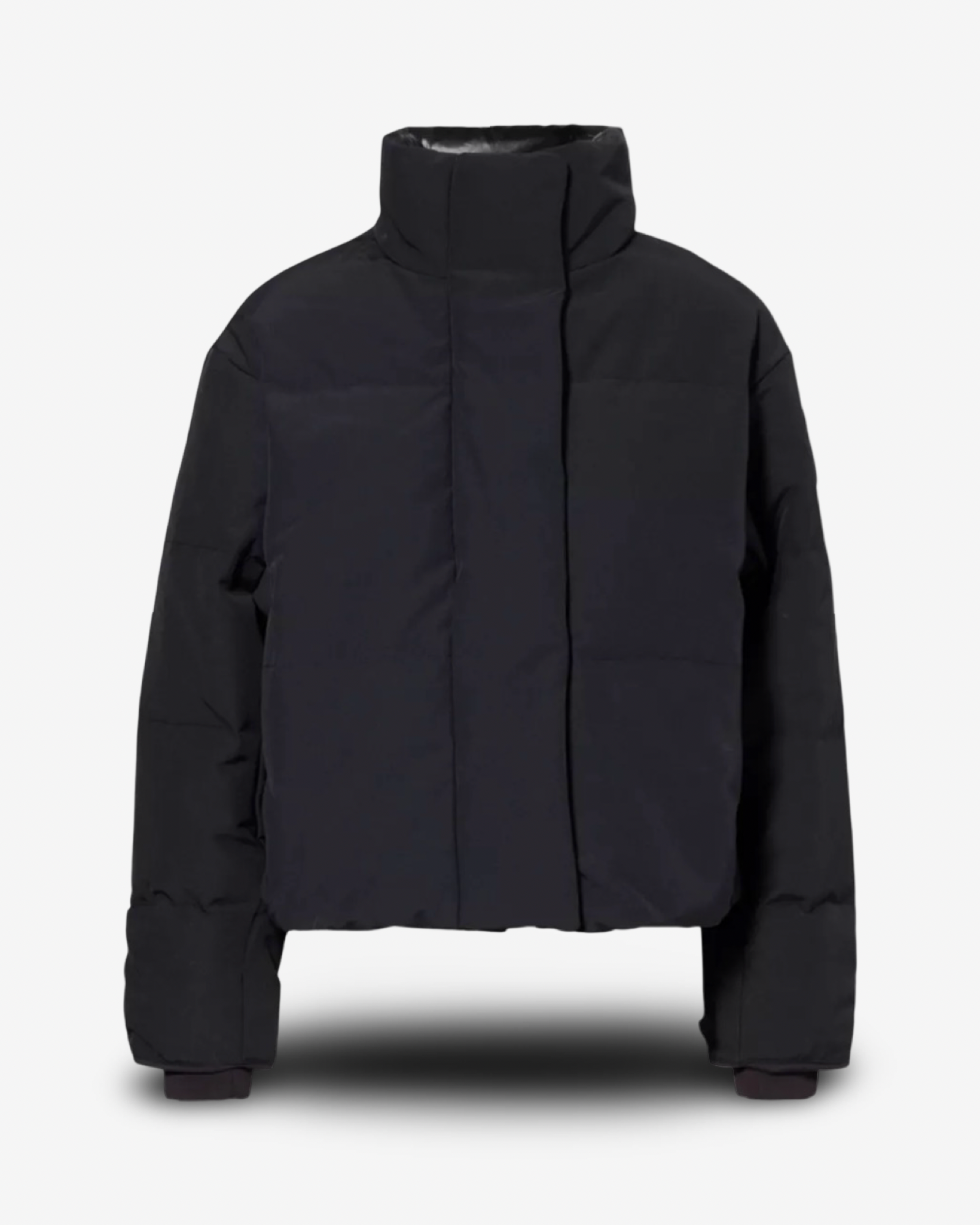 CANADA GOOSE GRANDVIEW LOGO-PATCH CROPPED SHELL-DOWN PUFFER JACKET
