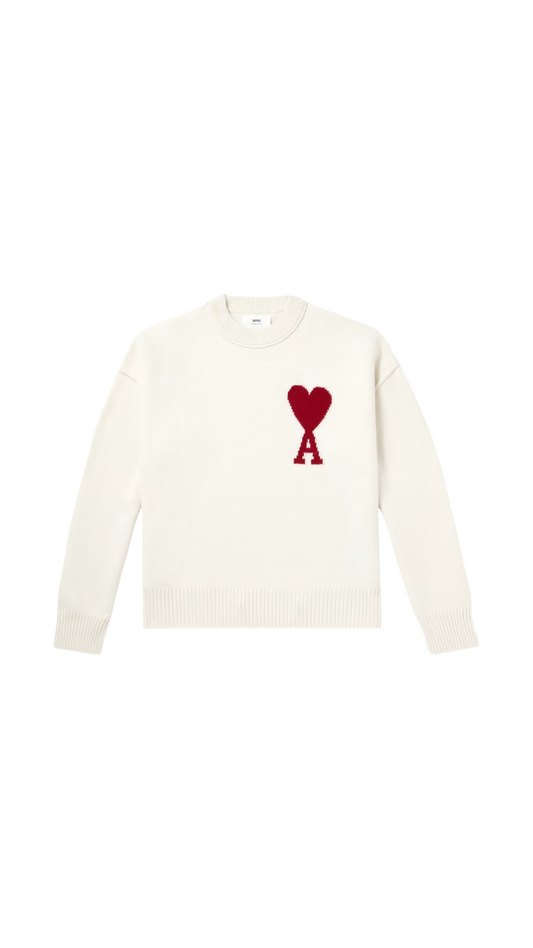 AMI PARIS CREWNECK SWEATER