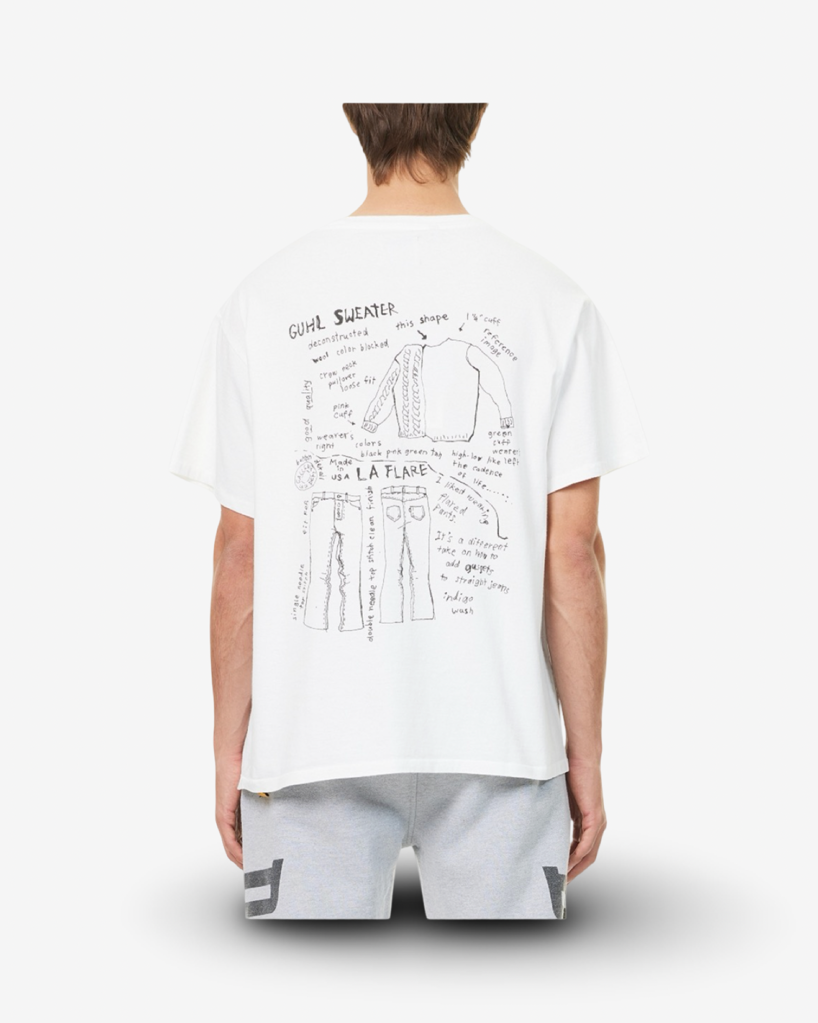 GALLERY DEPT. MOODY GRAPHIC-PRINT COTTON T-SHIRT
