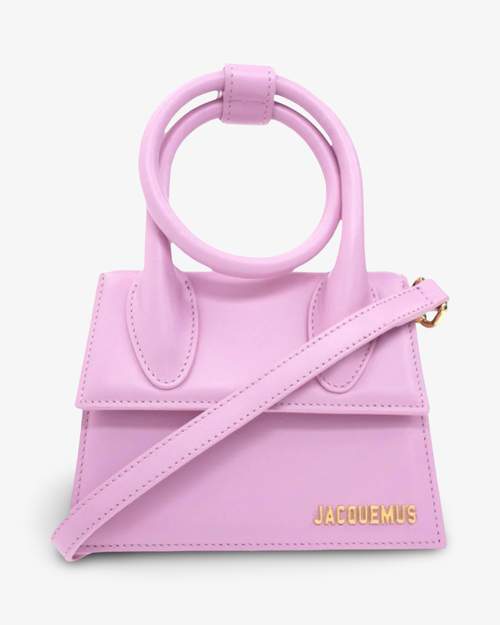 JACQUEMUS LE CHIQUITO NOEUD BAG - PINK
