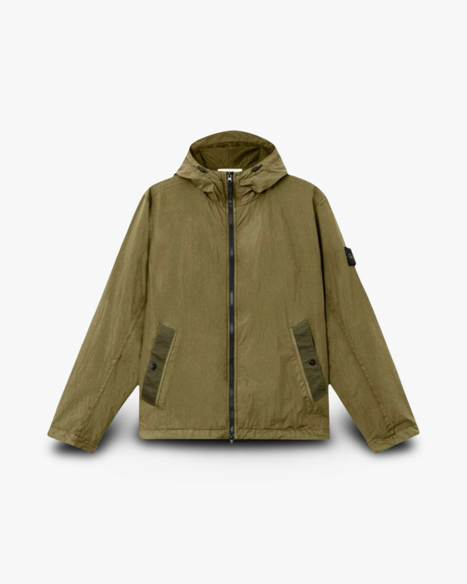 STONE ISLAND CRINKLE REP NY JACKET - MILITARY GREEN
