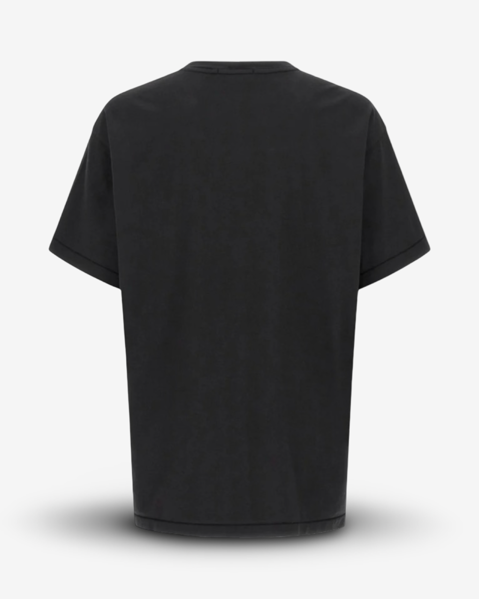 STONE ISLAND COMPASS PATCH T-SHIRT - BLACK