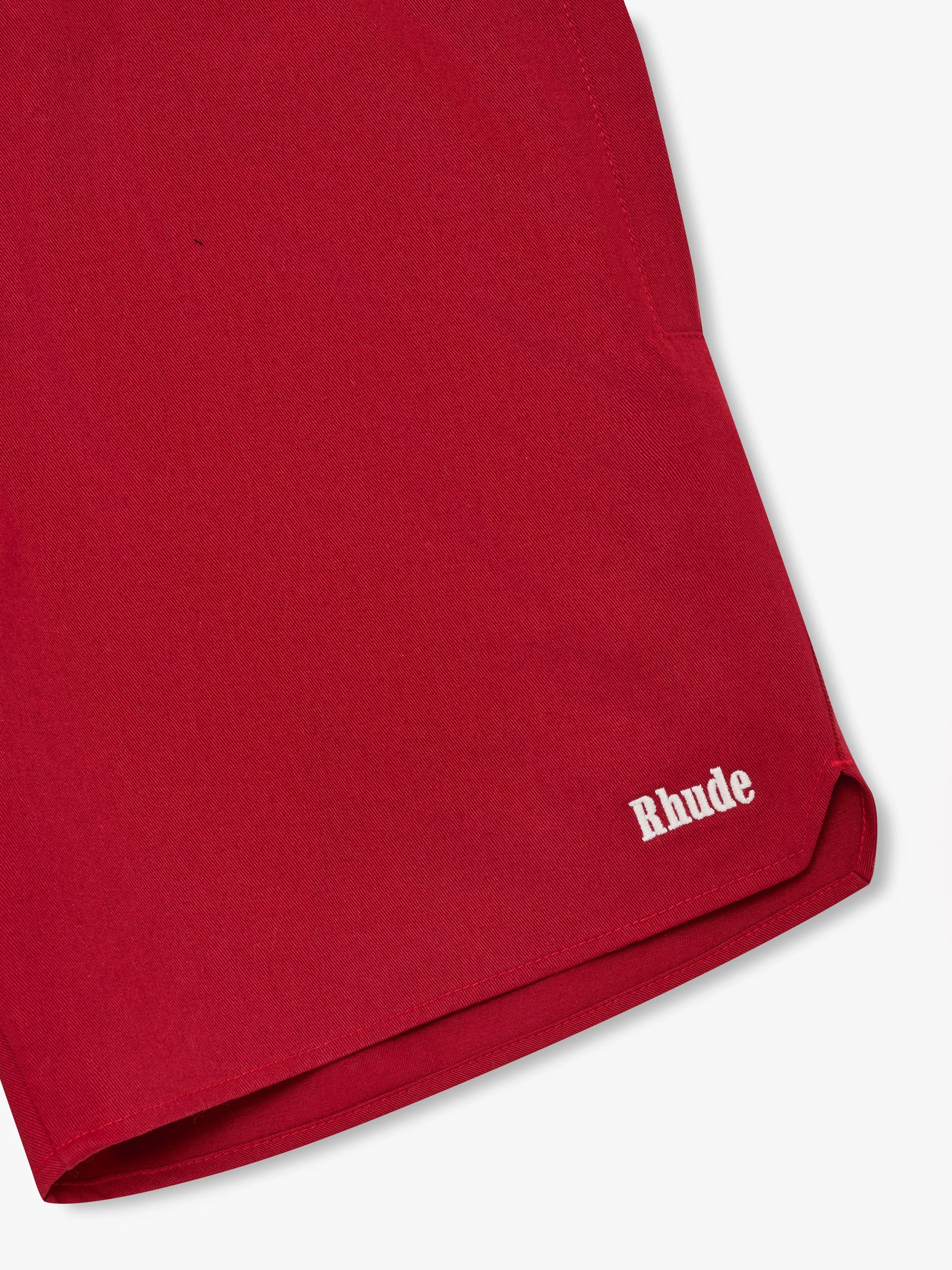 RHUDE CLASSIC TWILL LOGO SHORT