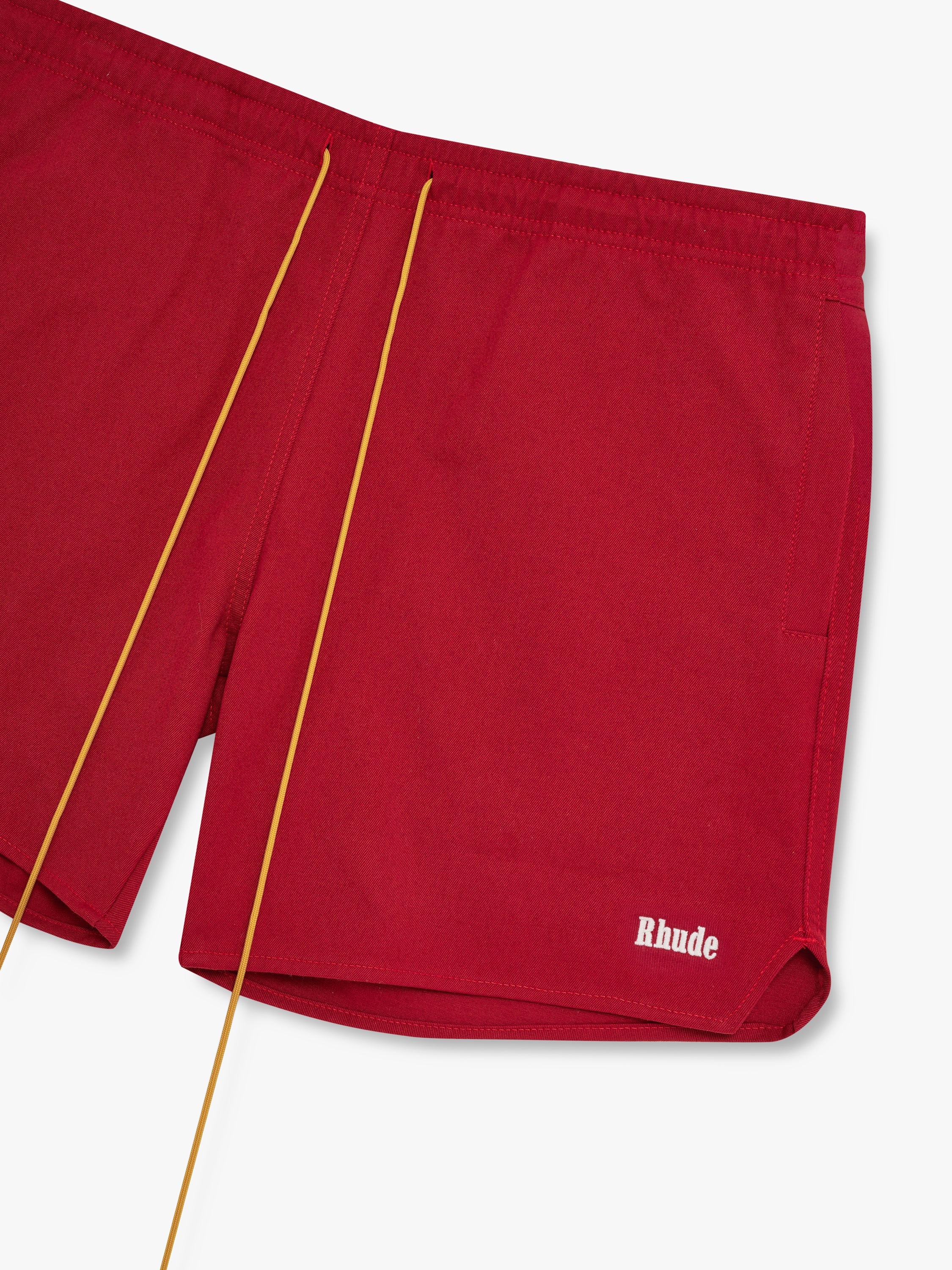 RHUDE CLASSIC TWILL LOGO SHORT