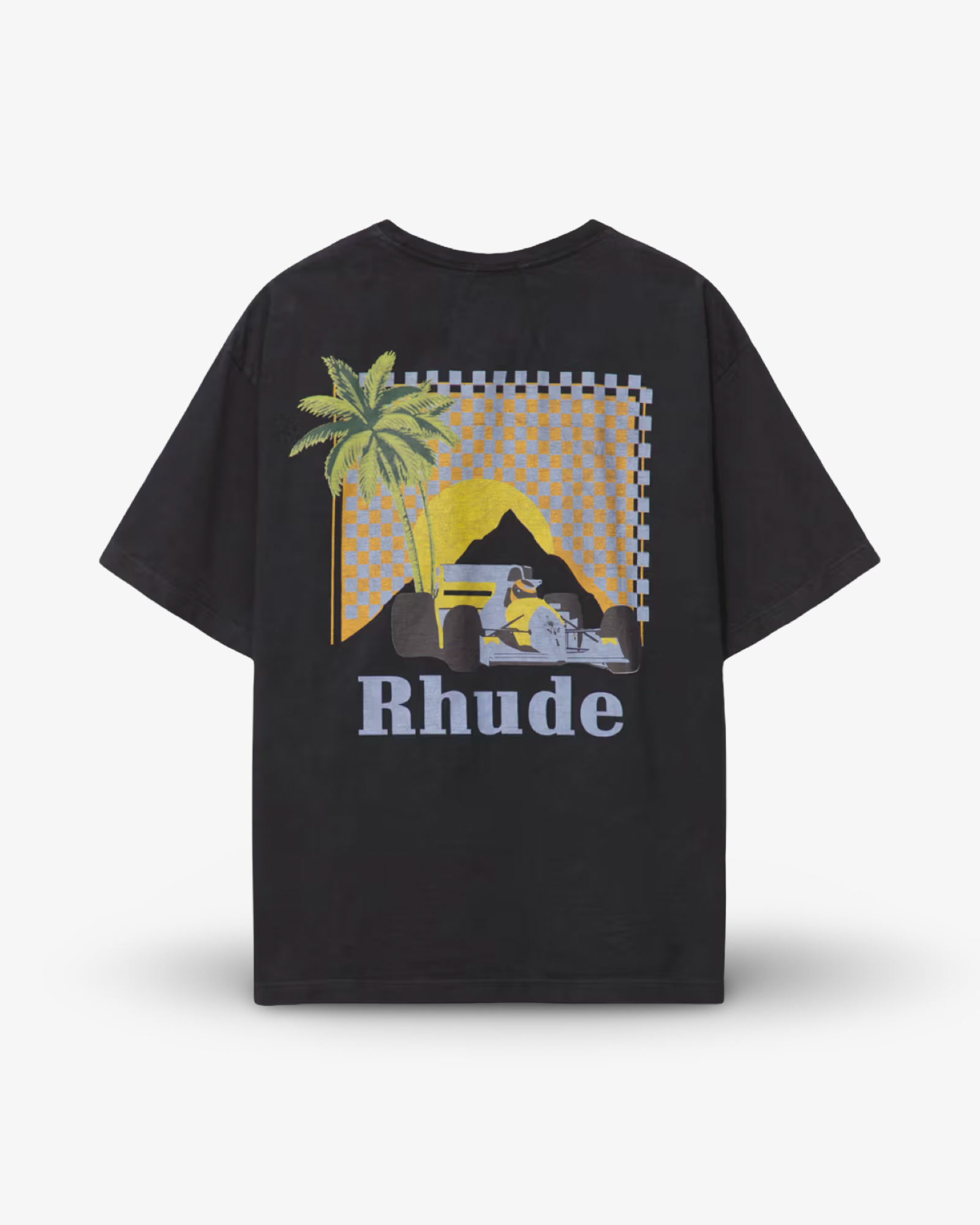 RHUDE TROPICAL MOONLIGHT PRINTED T-SHIRT