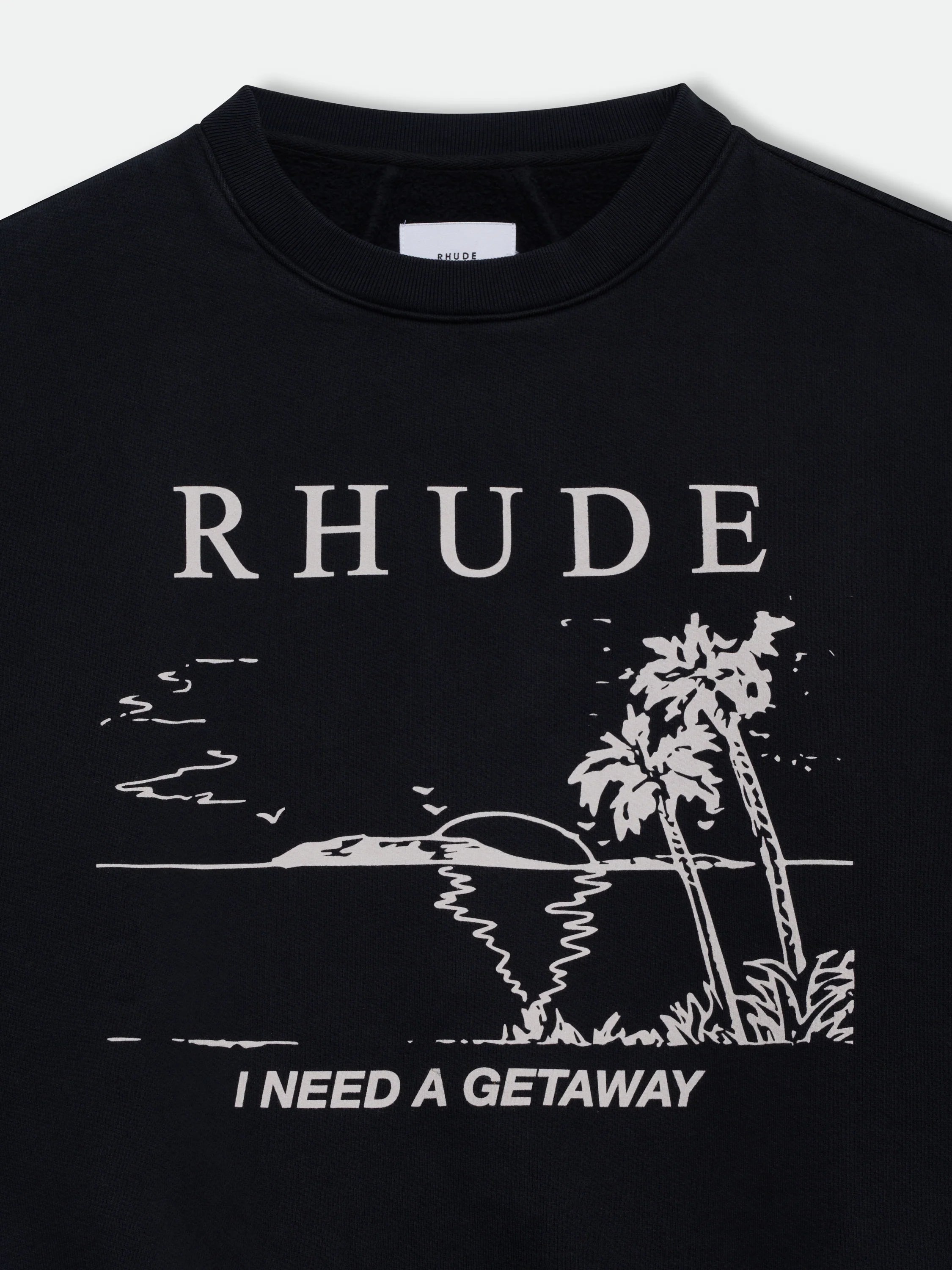 RHUDE I NEED A GETAWAY CREWNECK