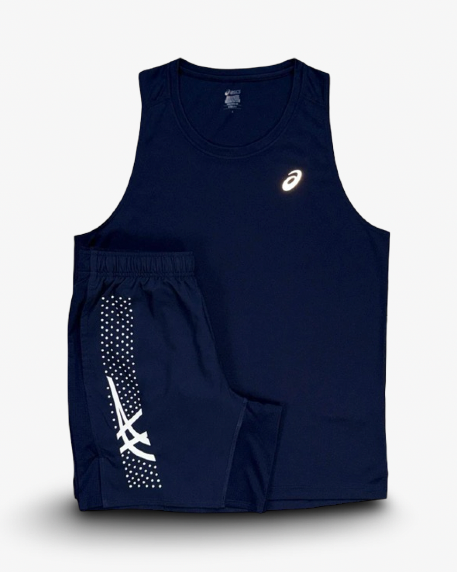 ASICS VEST SHORTS SET 'MIDNIGHT'