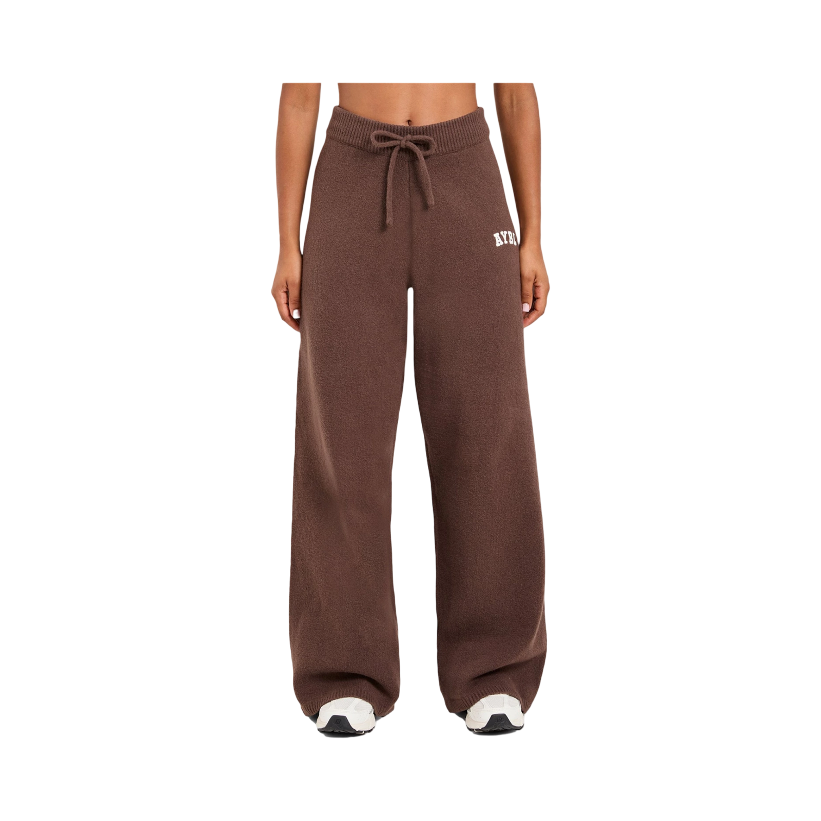 AYBL KNITTED WIDE LEG JOGGERS