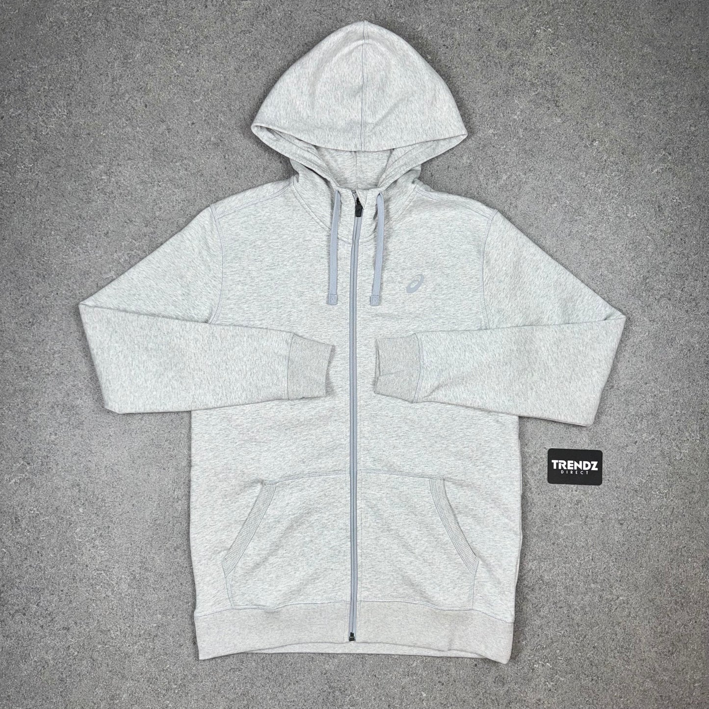 ASICS CLUB FLEECE TRACKSUIT TOP GREY