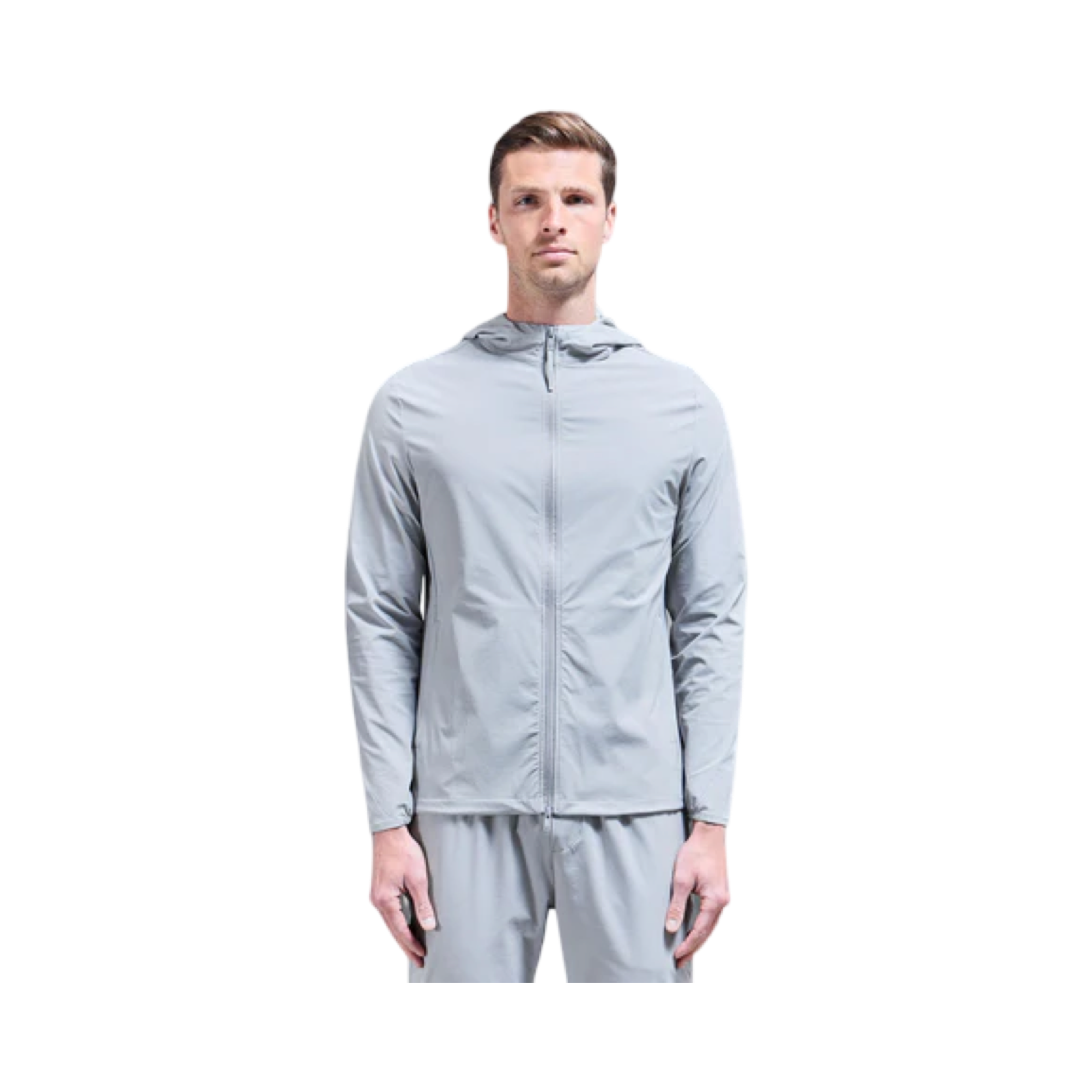 ARNE ACTIVE WINDBREAKER JACKET MARL GREY