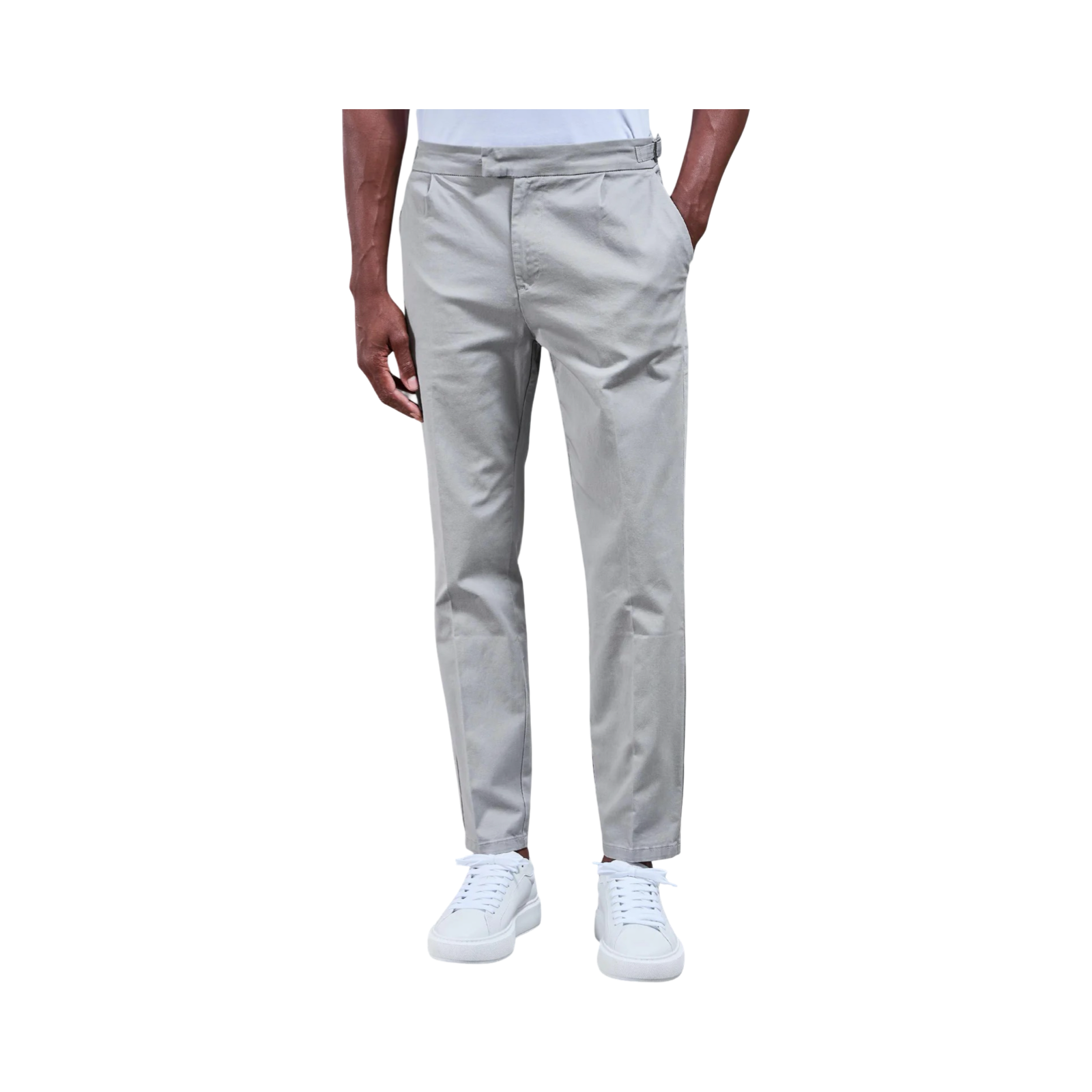 ARNE TAILORED CHINO TROUSER STONE