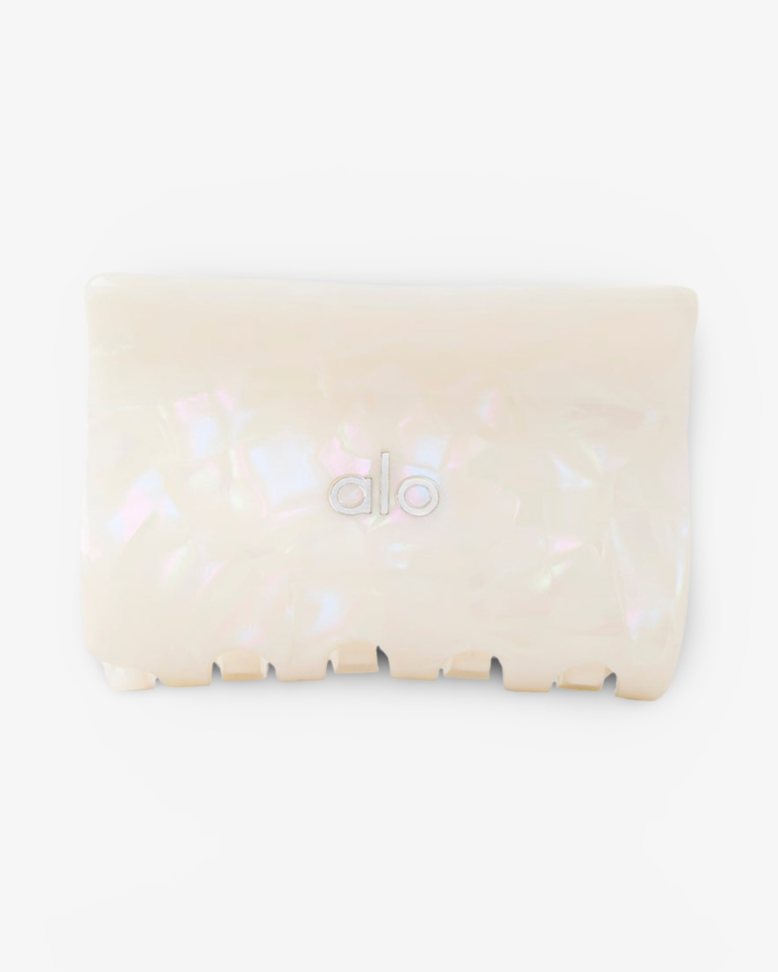 ALO EFFORTLESS CLAW CLIP WHITE PEARL