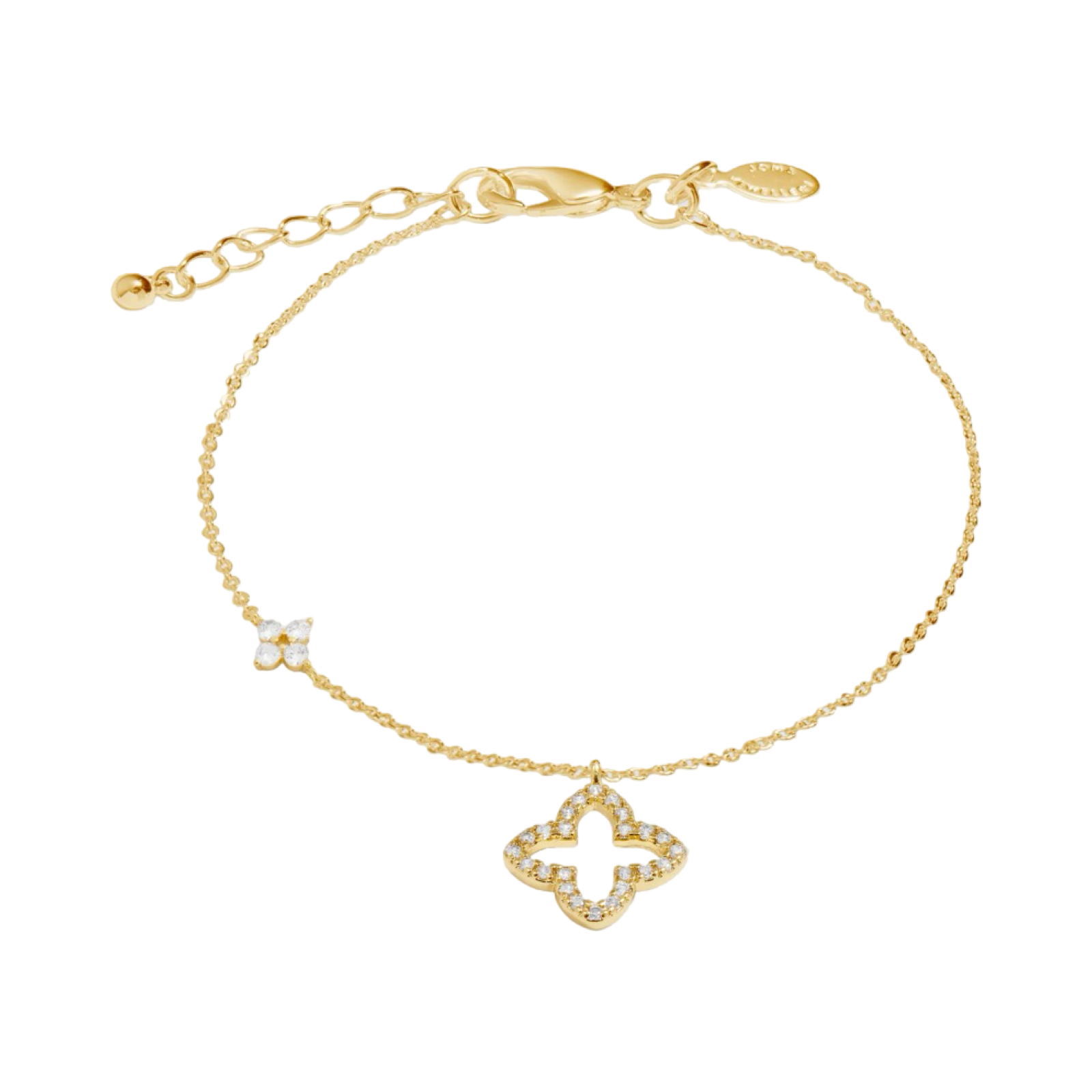 JOMA JEWELLERY PAVE CLOVER