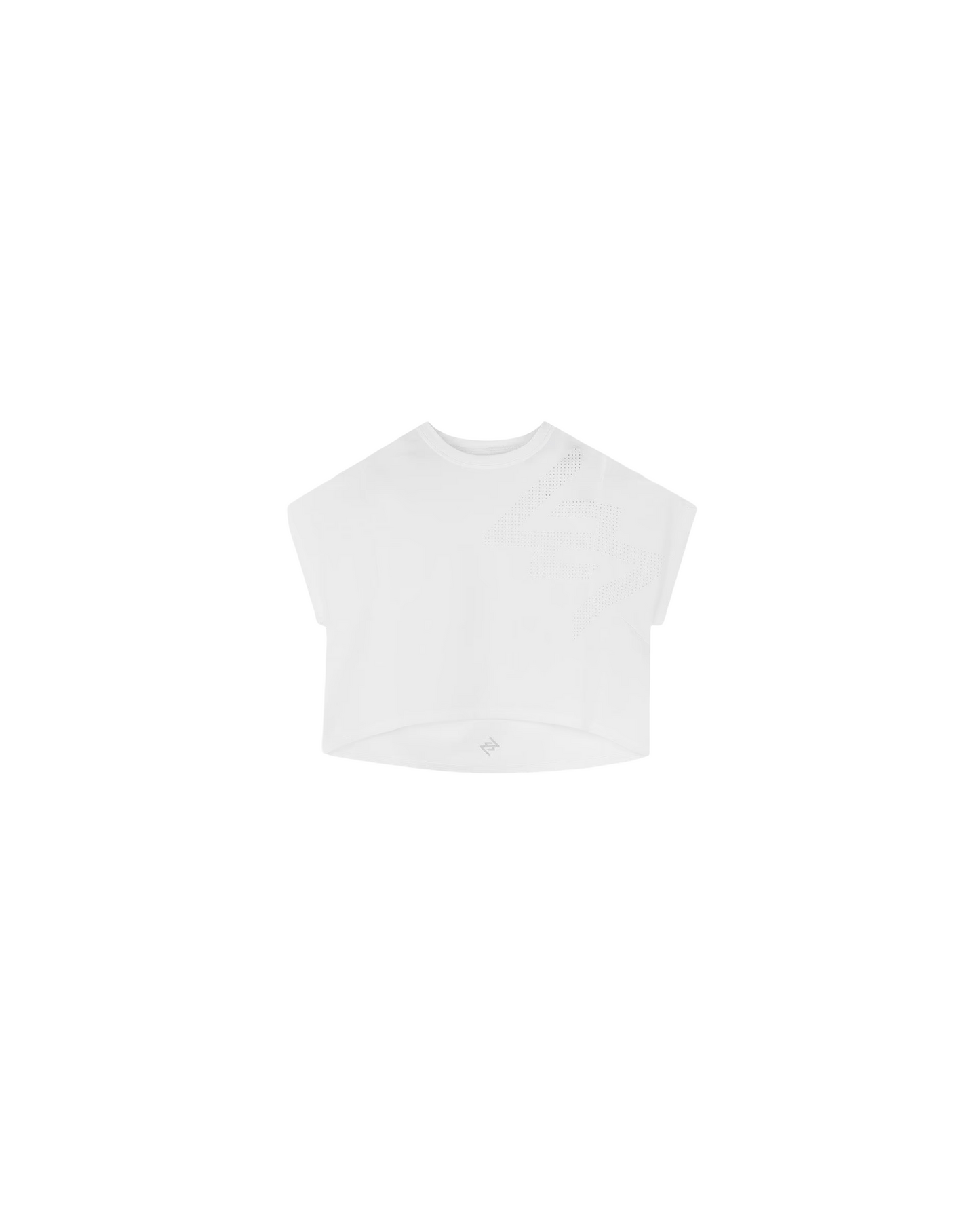 247 PERFORATED CROPPED TRAINING T-SHIRT