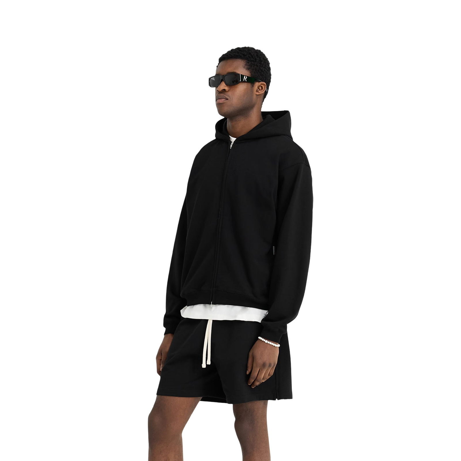 REPRESENT INITIAL OVERSIZED ZIP HOODIE