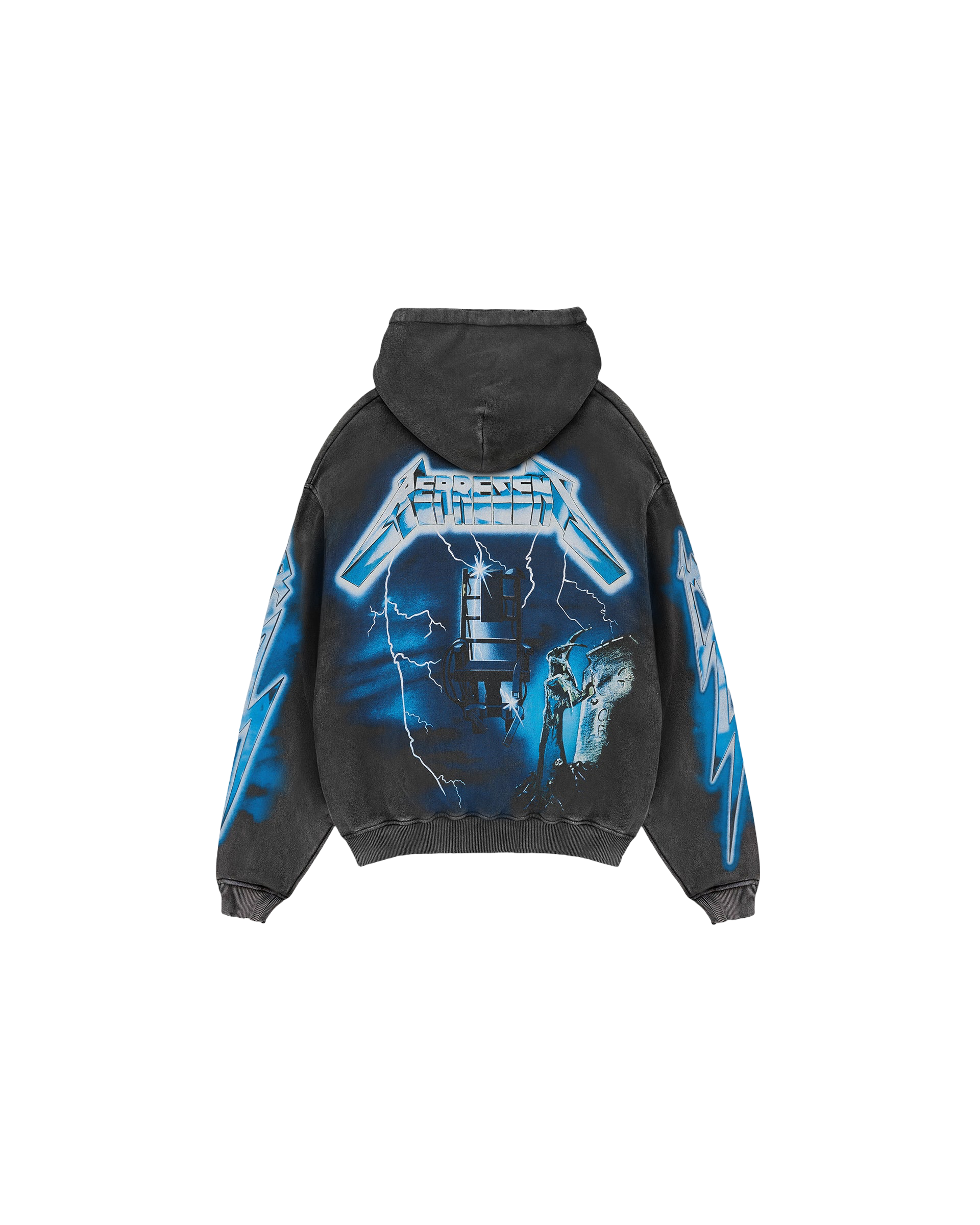 REPRESENT X METALLICA RIDE THE LIGHTNING HOODIE