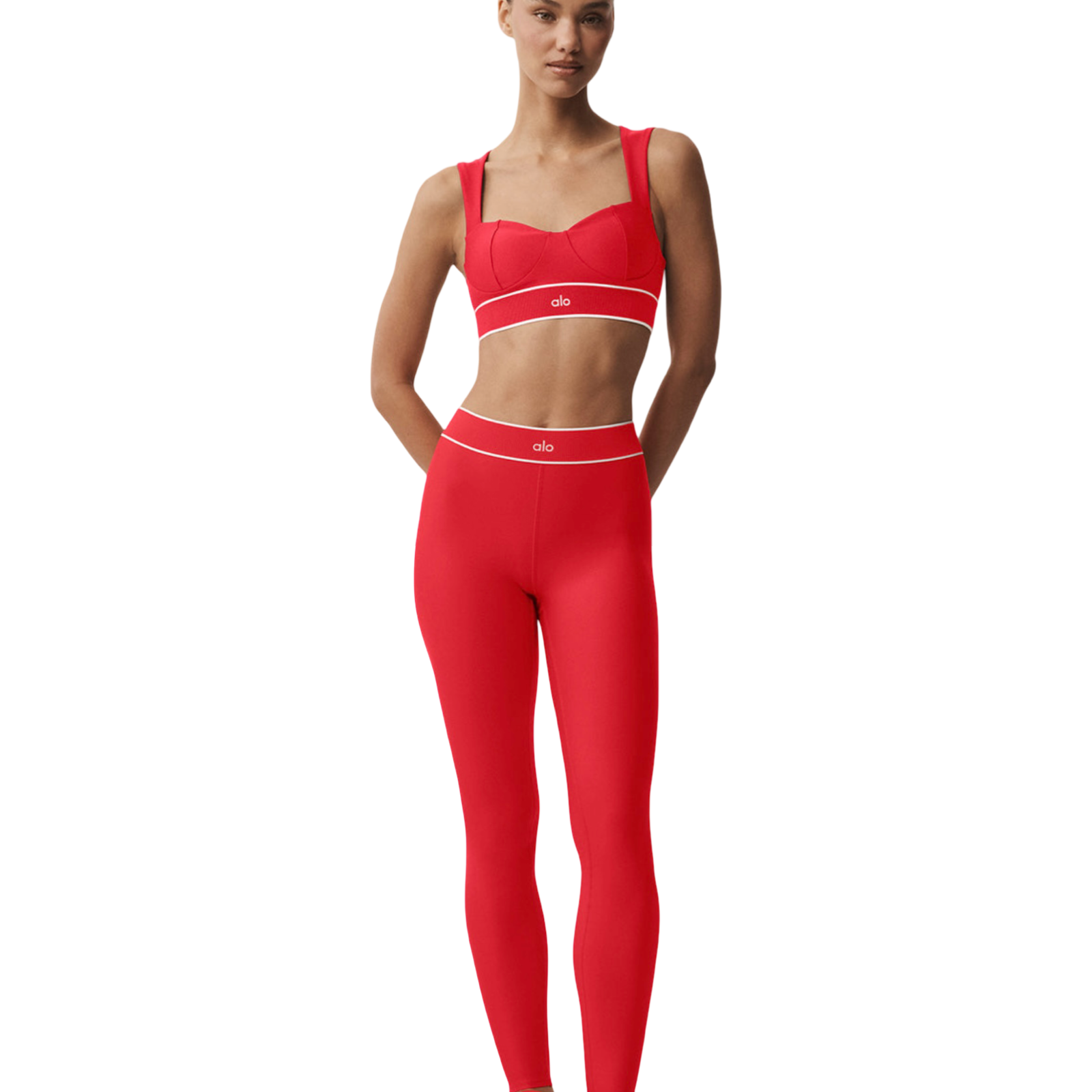 ALO ALIGNMENT LEGGINGS AND BRA SET