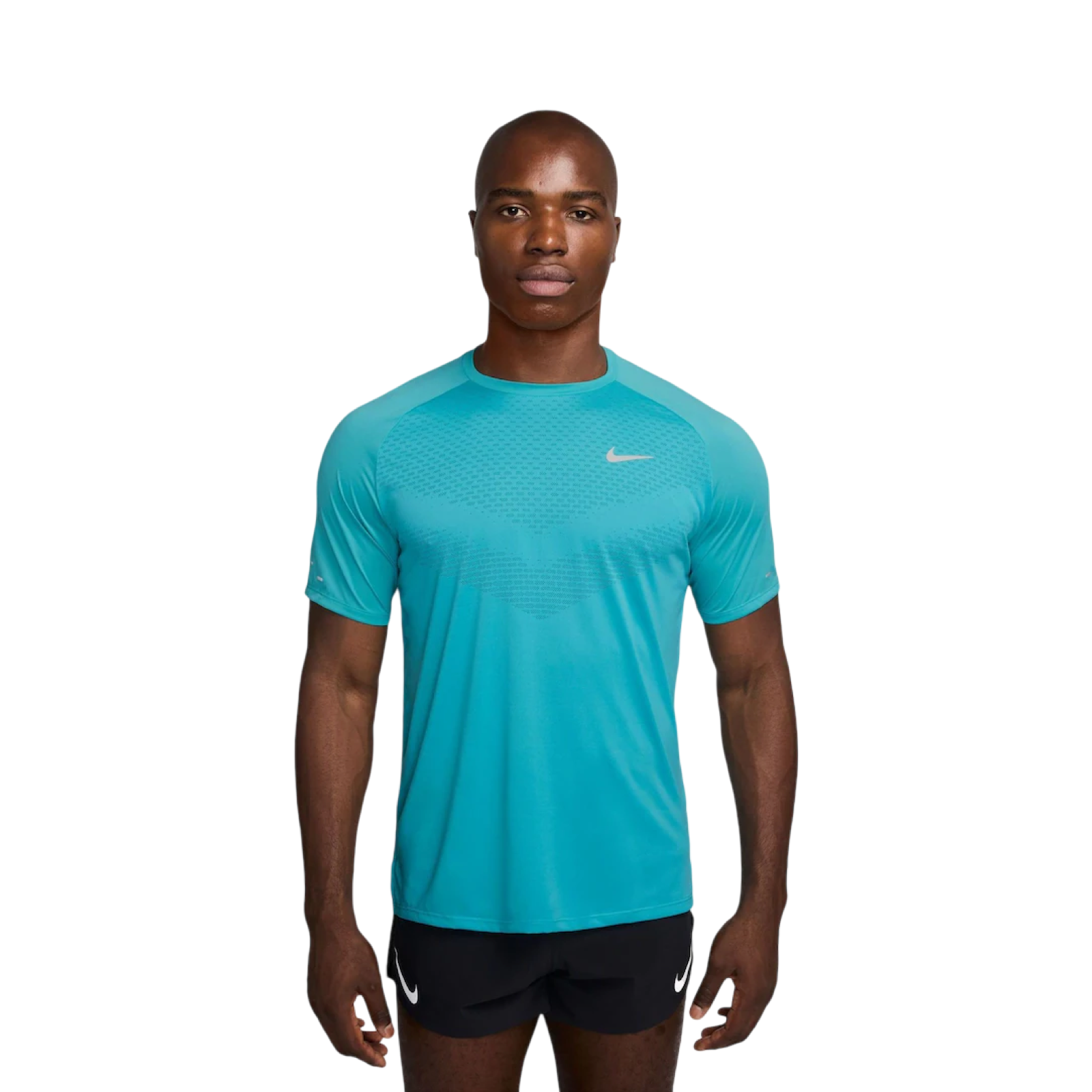 NIKE STRIDE TEE CACTUS BLUE