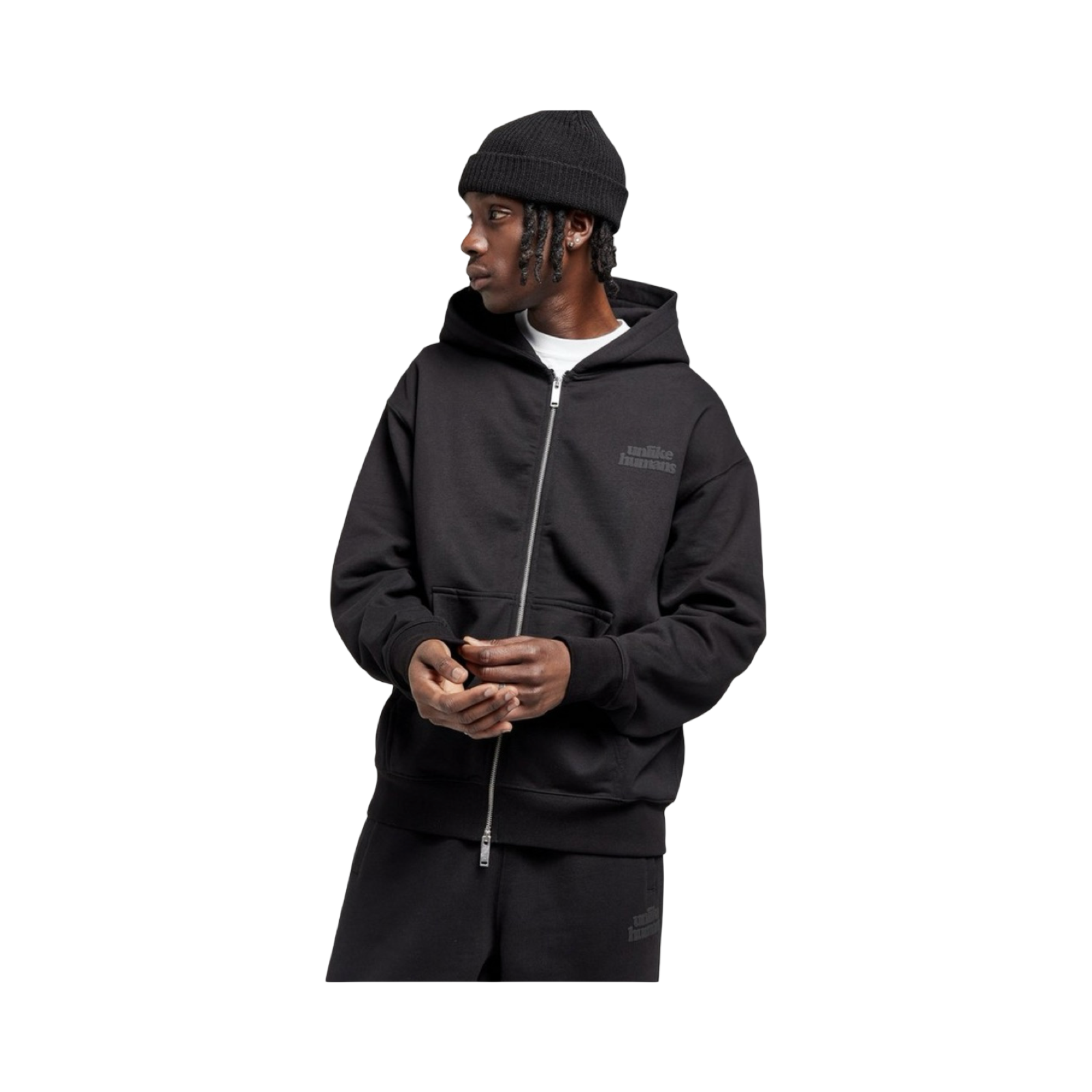 UNLIKE HUMANS ZIP HOODIE