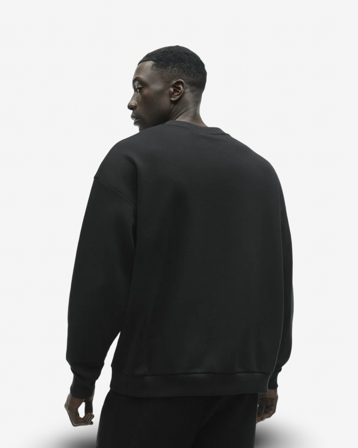 ALO ACCOLADE BLACK CREW NECK & STRAIGHT LEG JOGGER TRACKSUIT