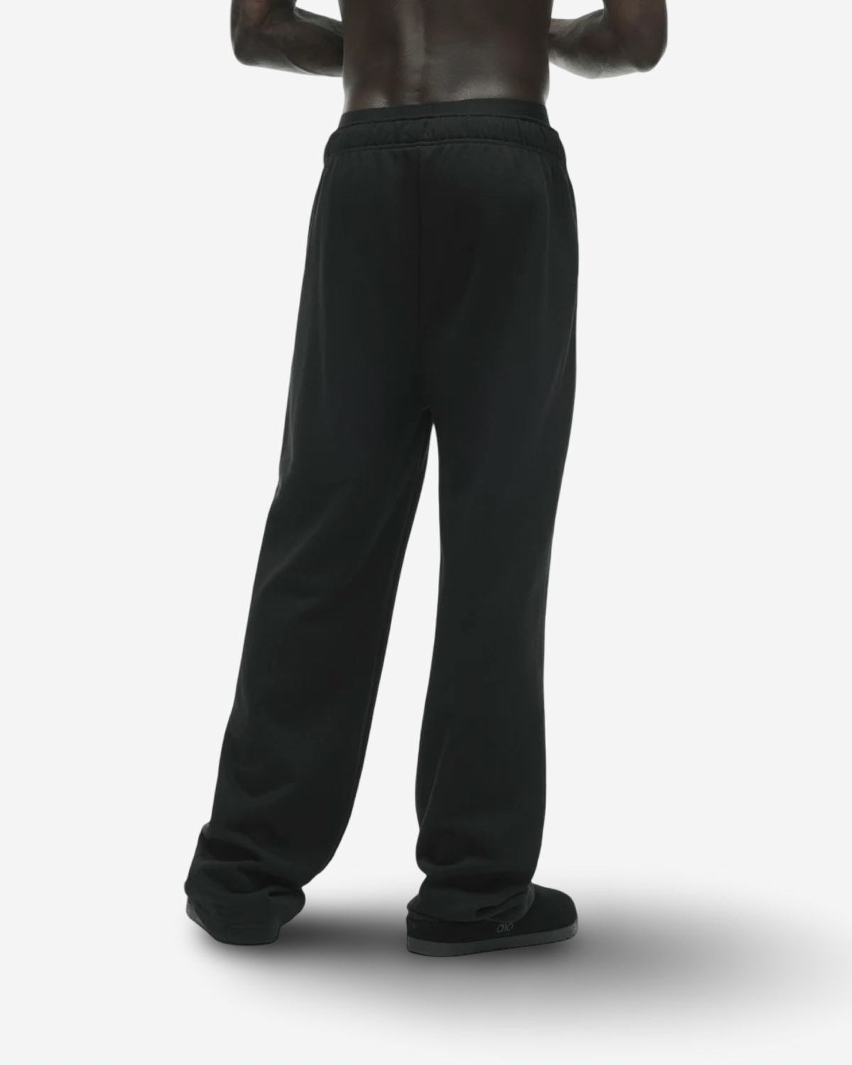 ALO ACCOLADE BLACK FULL ZIP & STRAIGHT LEG JOGGER TRACKSUIT