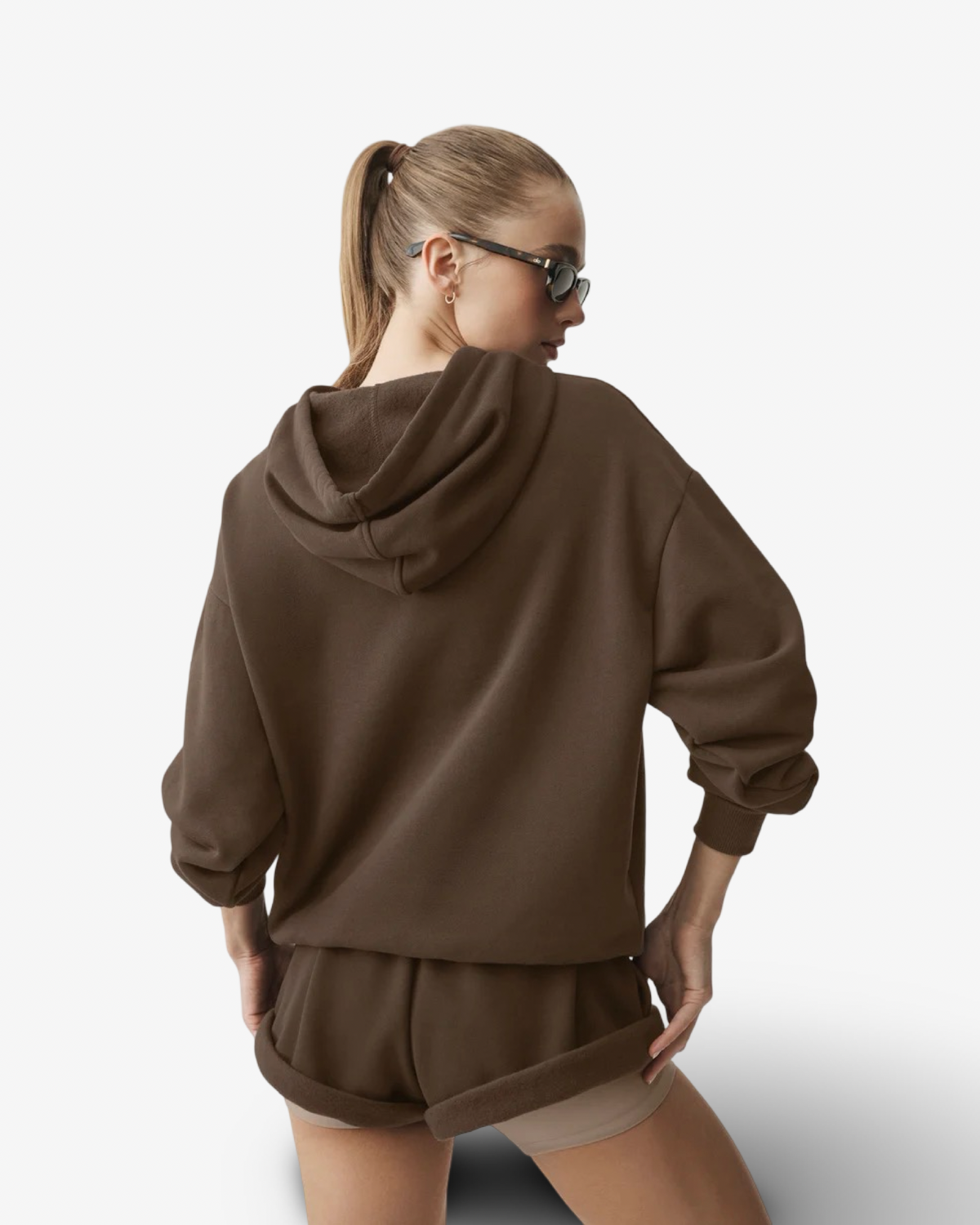 ALO ACCOLADE ESPRESSO HOODIE & STRAIGHT JOGGER TRACKSUIT