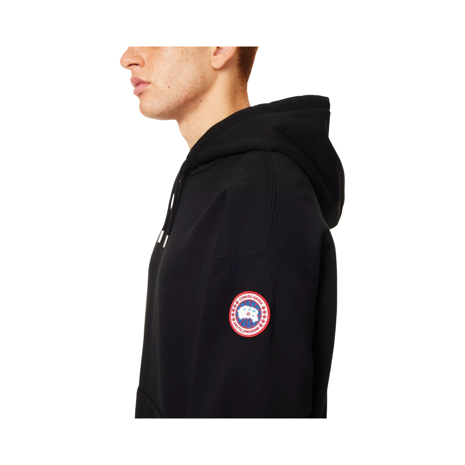 CANADA GOOSE ROVE BRAND-PATCH COTTON HOODIE