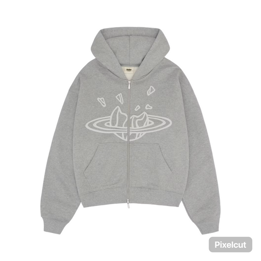 BROKEN PLANET OUTER SPACE ZIP HOODIE