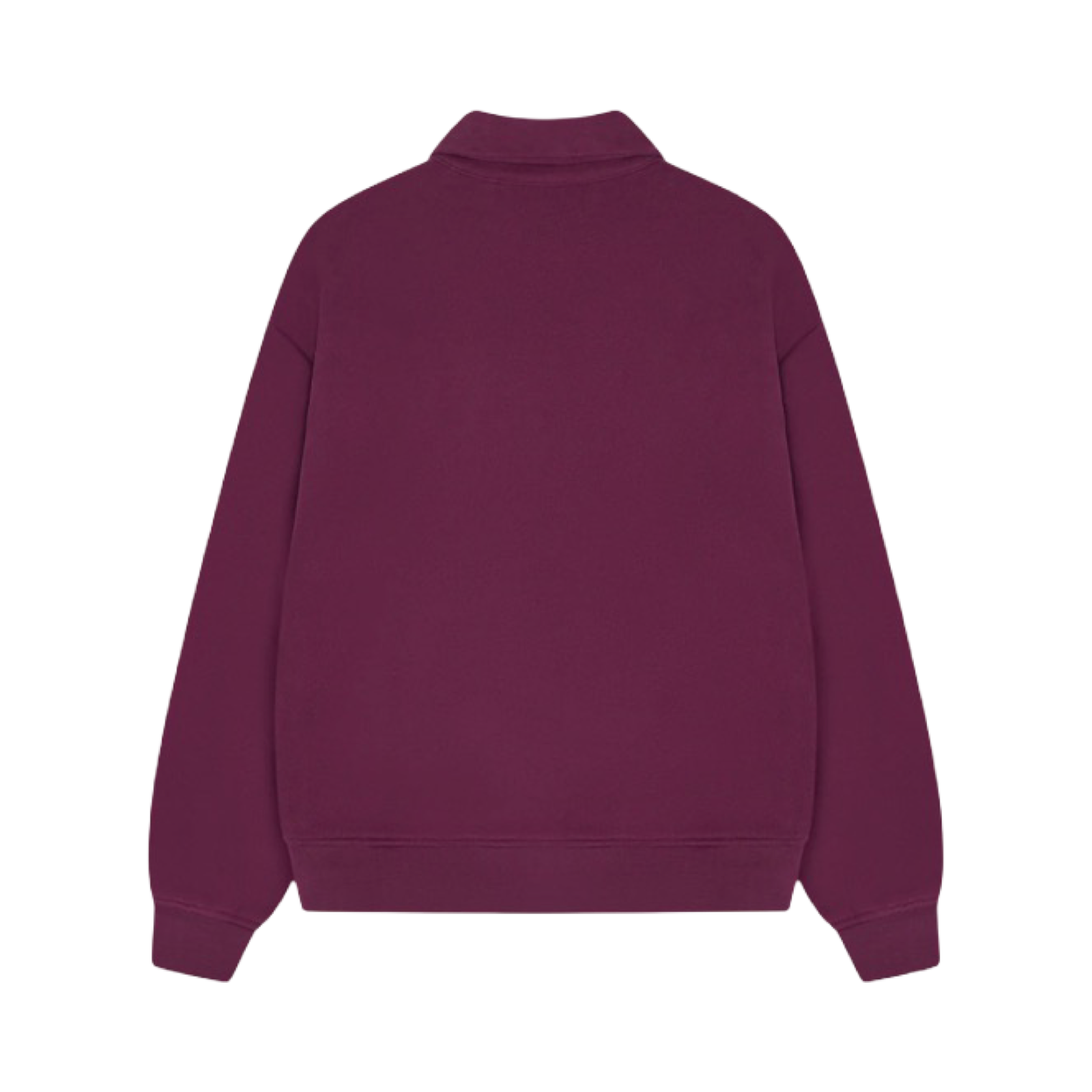 THE COUTURE CLUB EMBLEM EMBROIDERED RUGBY POLO PLUM