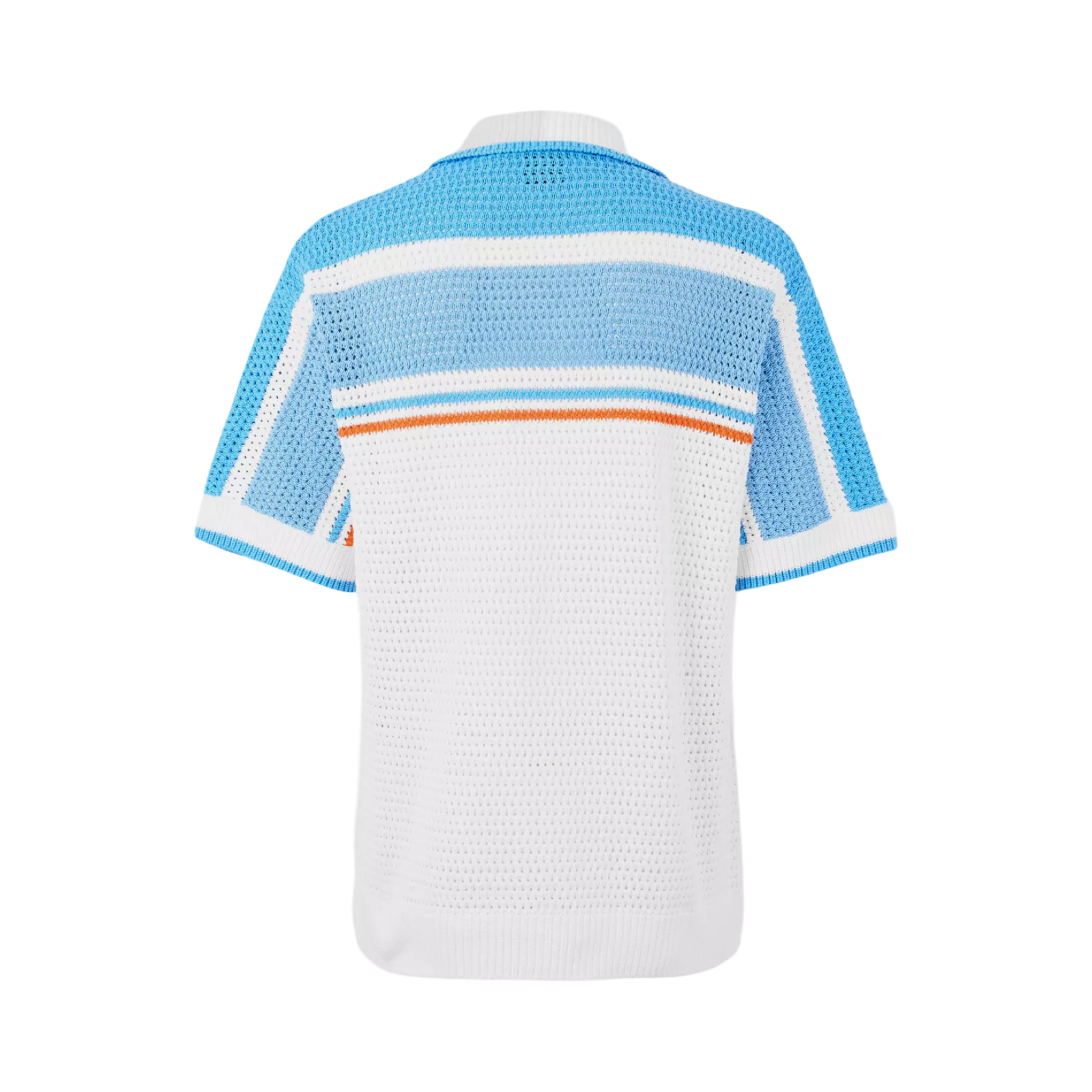 CASABLANCA STRIPED CROCHET SHIRT