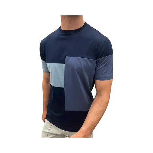 ARNE MERCERISED BLOCK T SHIRT