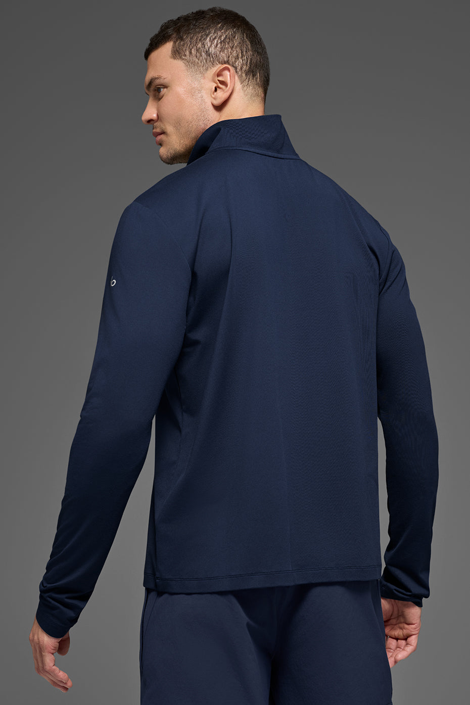 Alo Conquer 1/4 Zip Reform Long Sleeve - Navy