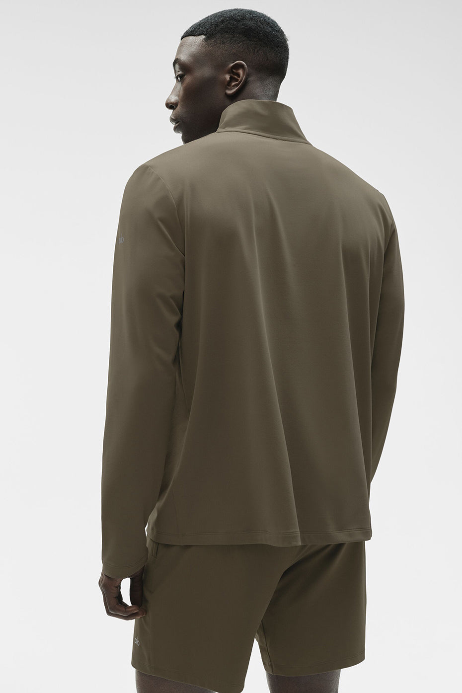 Alo Conquer 1/4 Zip Reform Long Sleeve - Olive Tree