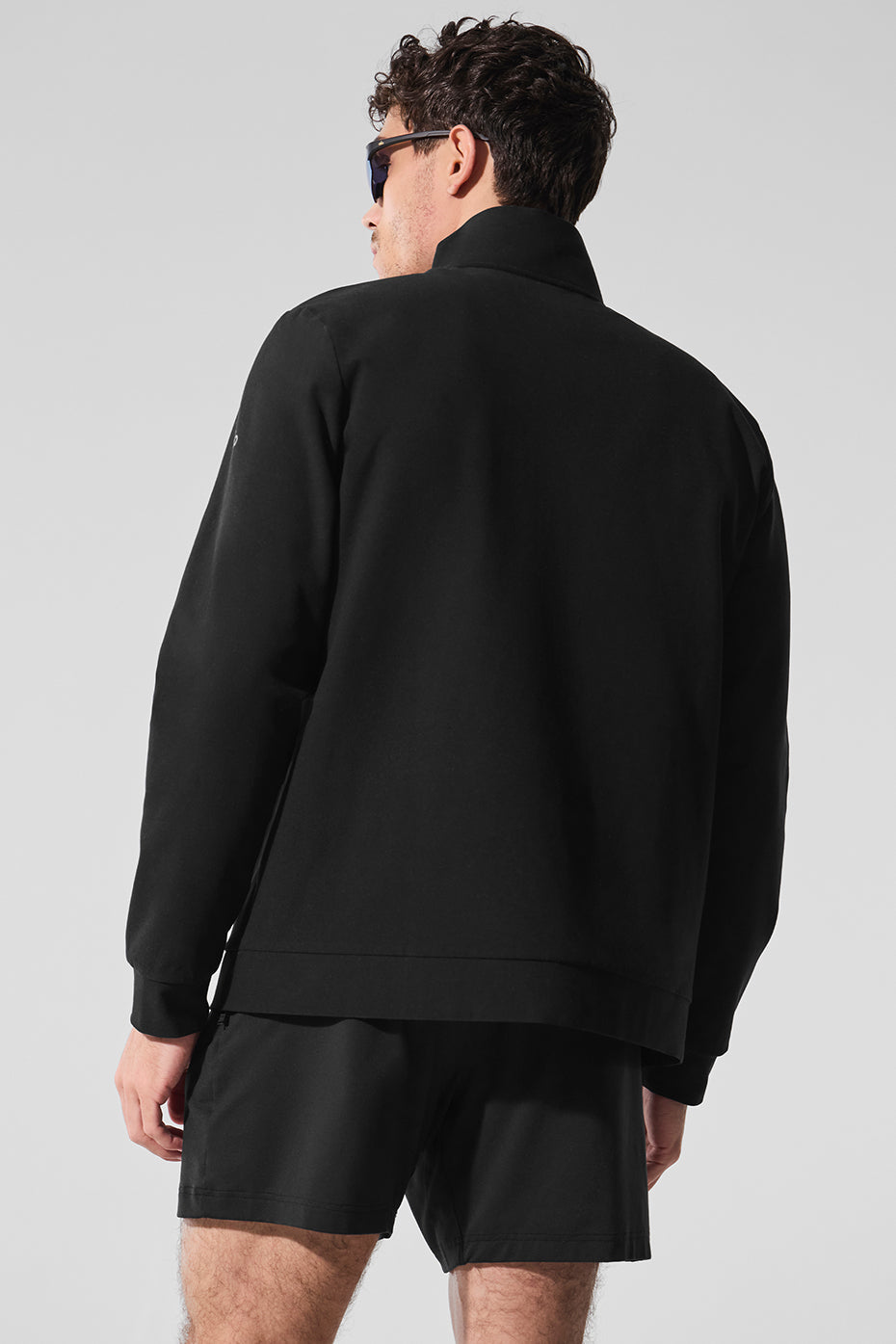 Alo Conquer Max Mock Neck Full Zip - Black