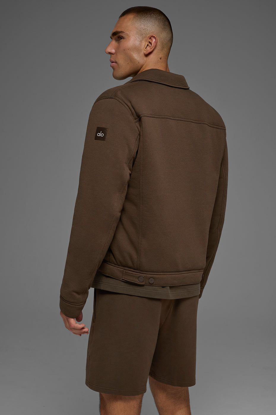 Alo Ease Trucker Jacket - Espresso