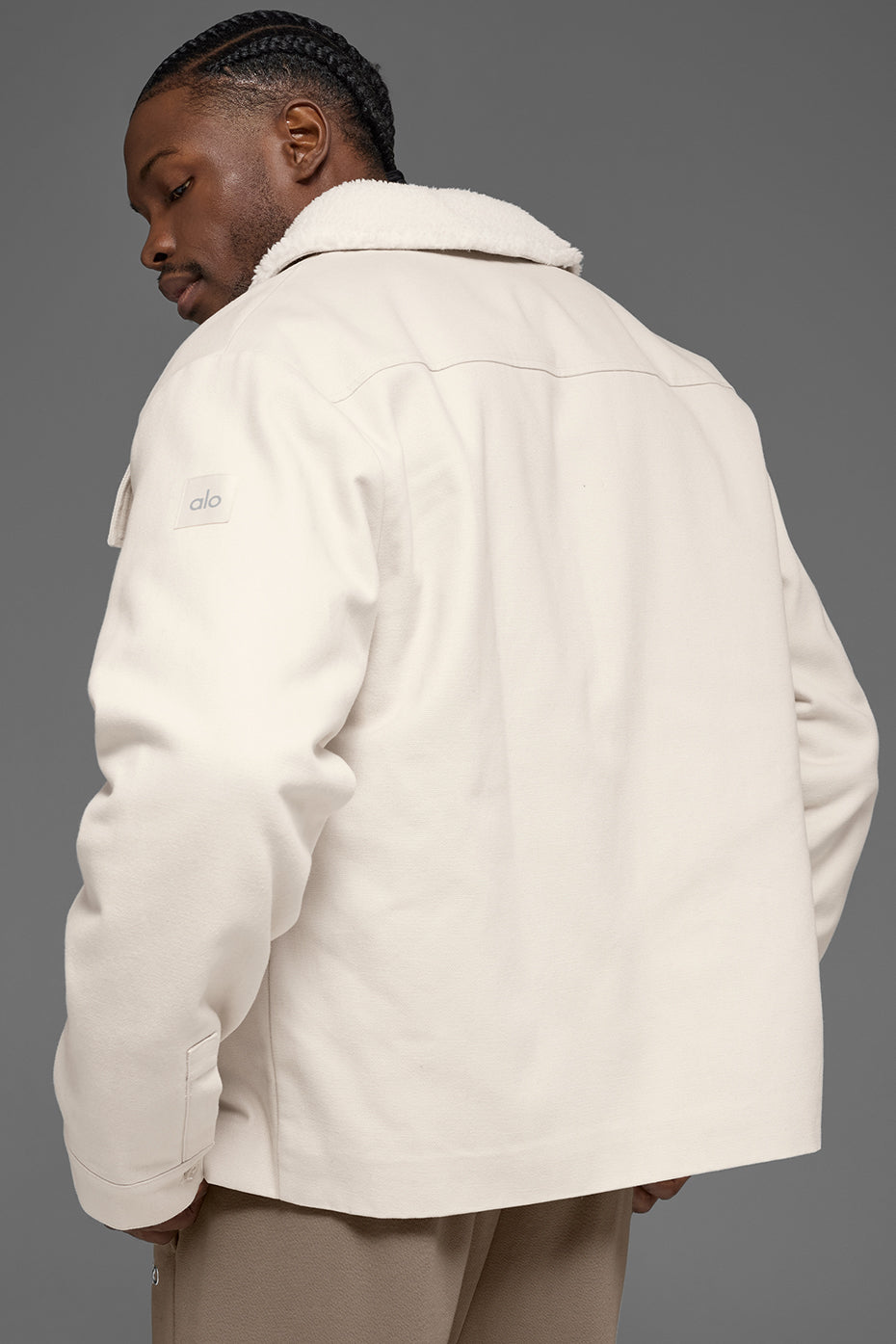 Alo Canvas Utility Shacket - Bone