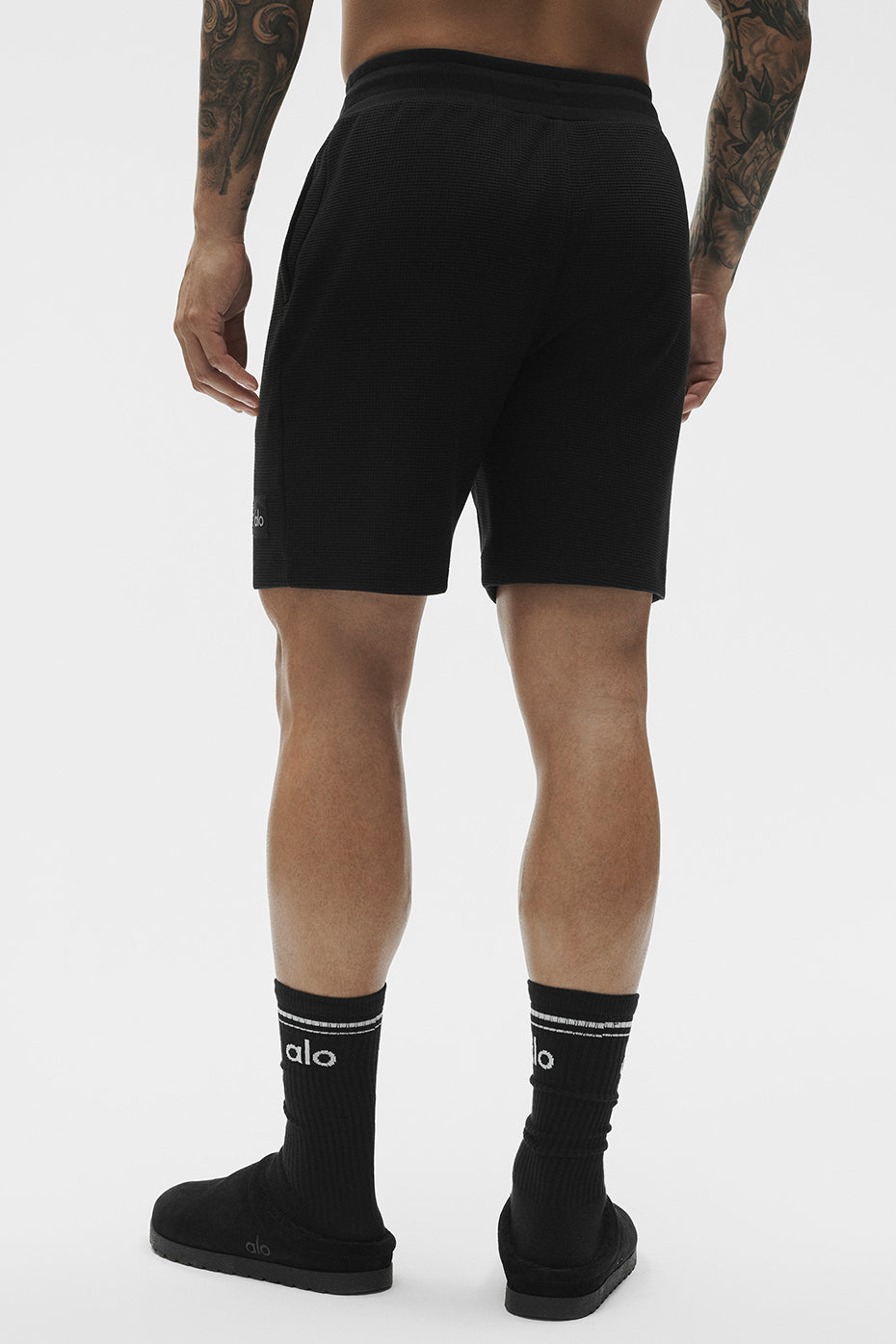 Alo 7" Waffle Lounge Short - Black