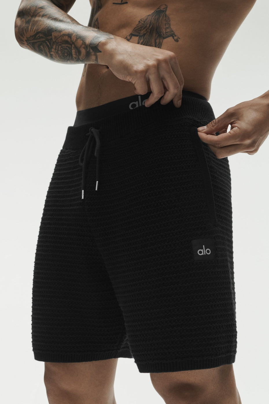 Alo 5" Shift Knit Short - Black