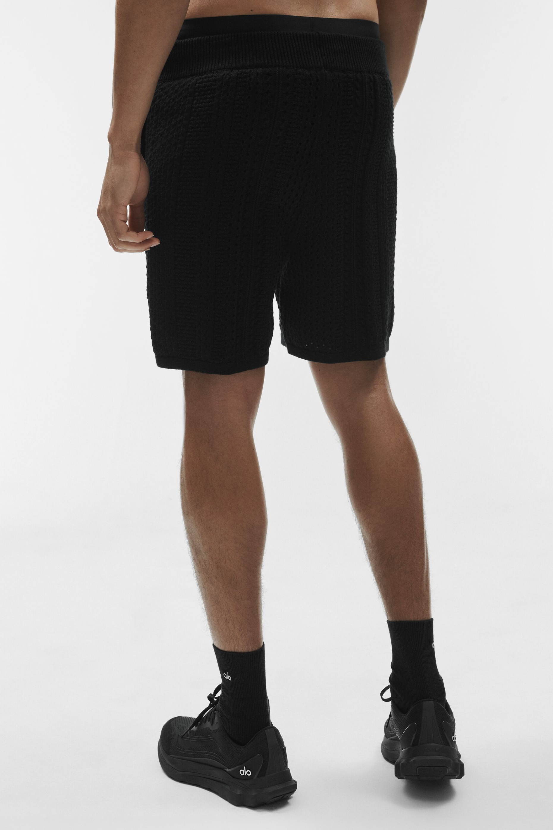 Alo 7" Coastline Knit Short - Black