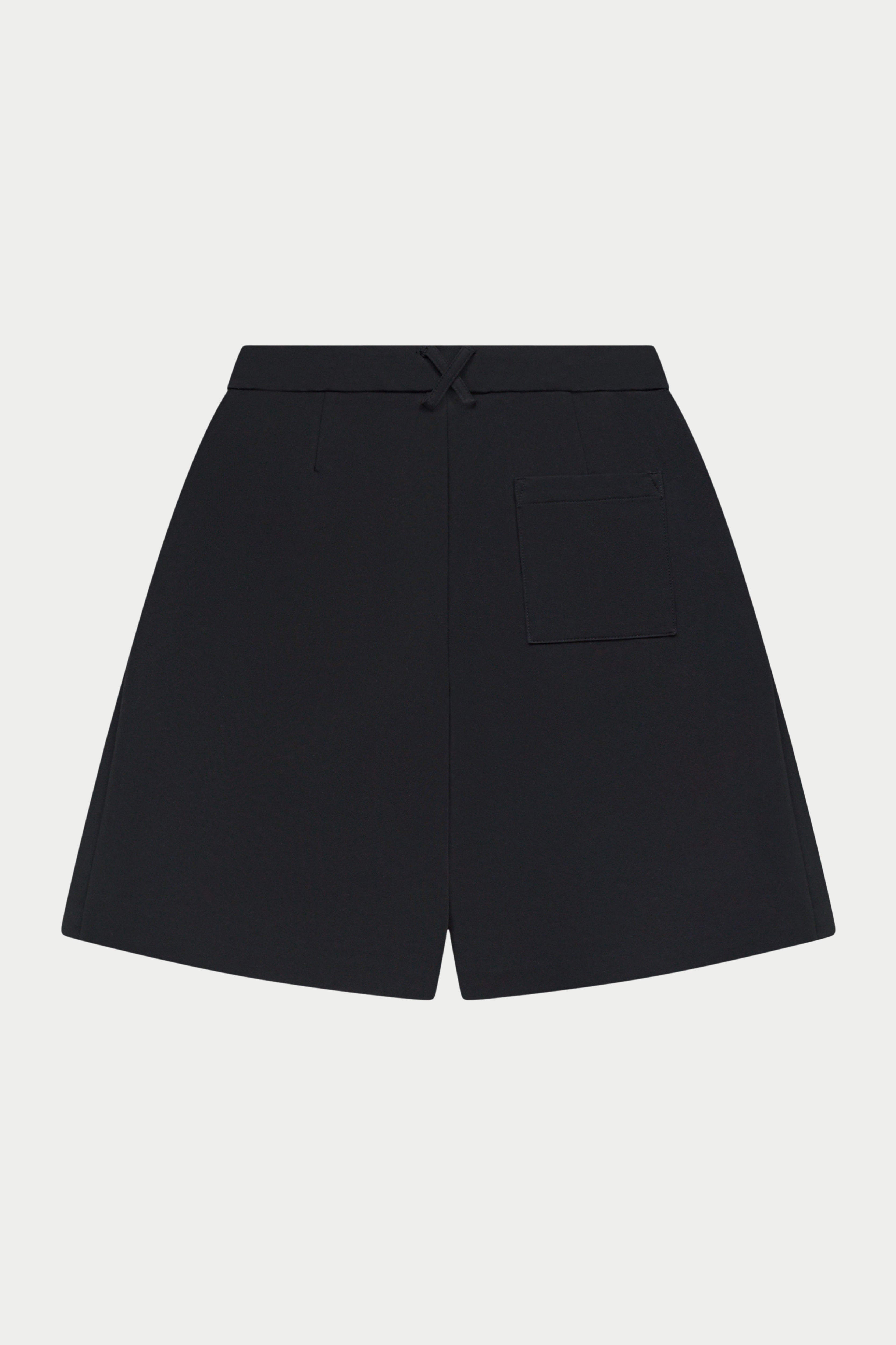 LONGLINE BERMUDA SHORTS - BLACK