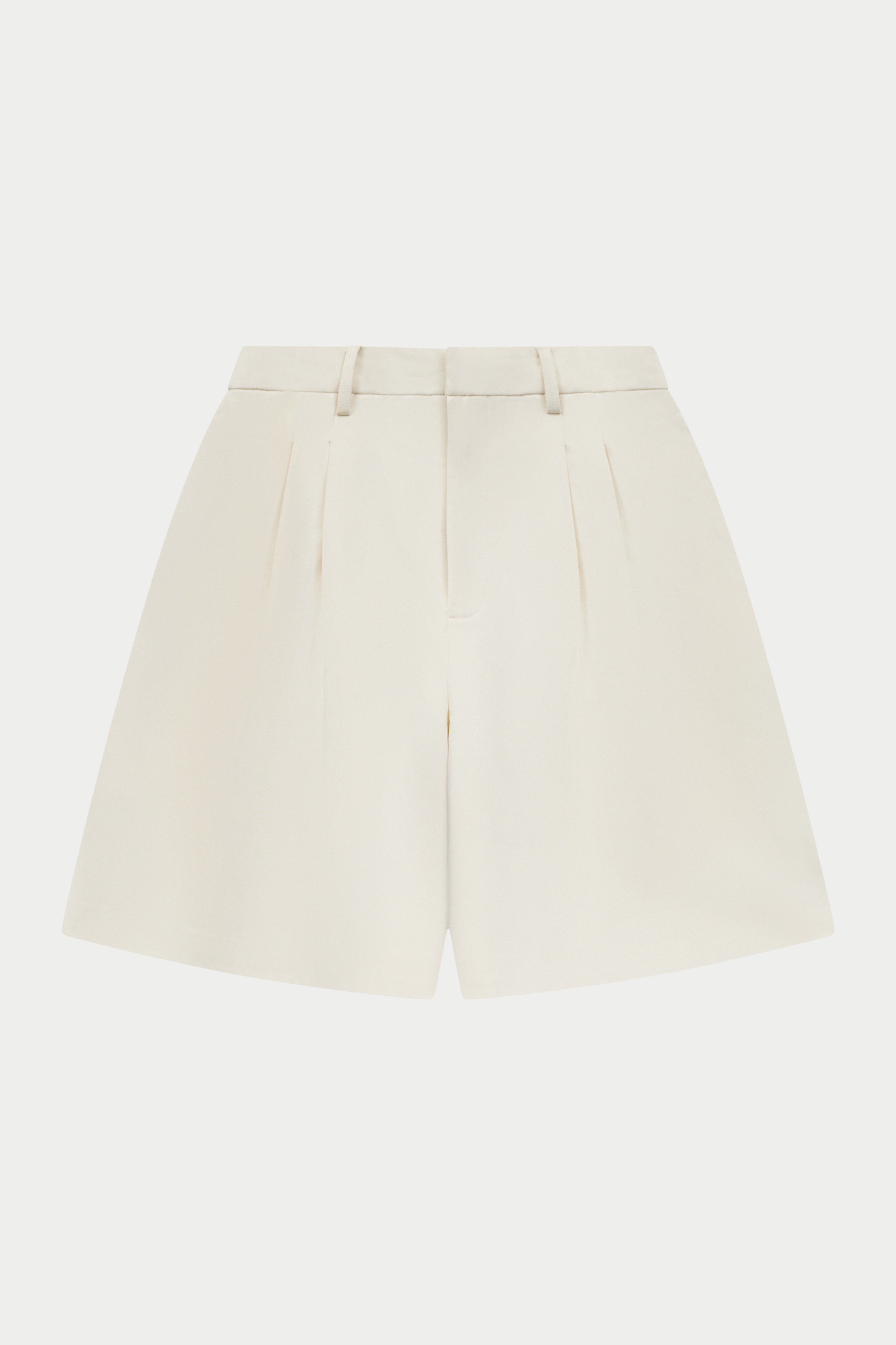 LONGLINE BERMUDA SHORTS - OFF WHITE