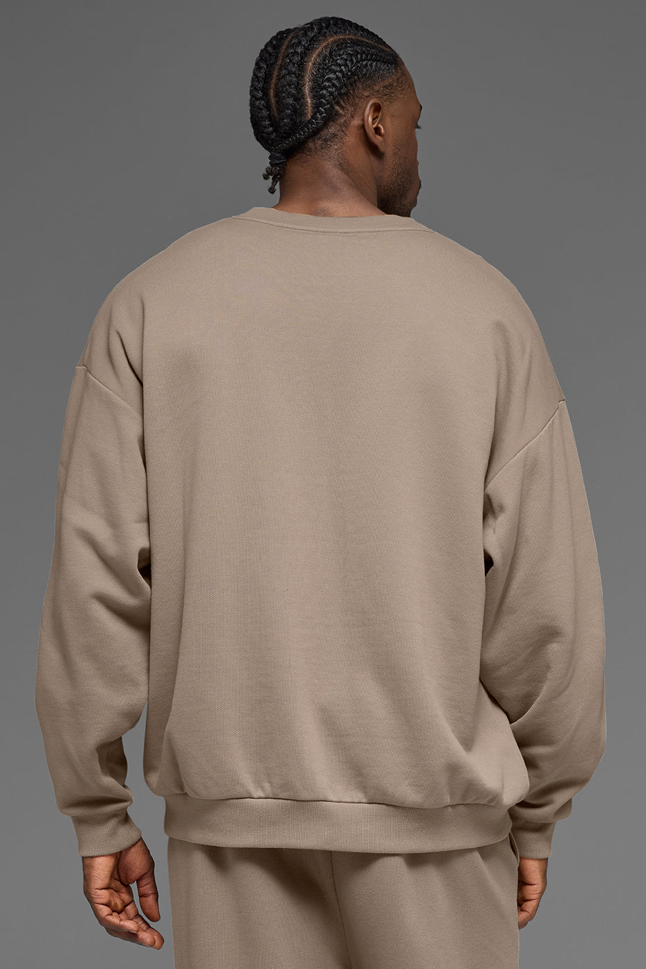 Alo Accolade Crewneck Pullover - Gravel