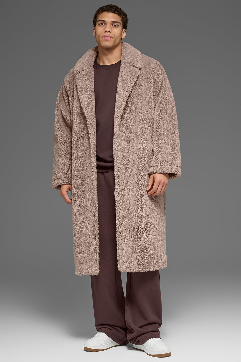 Alo Oversized Sherpa Trench - Chai Latte