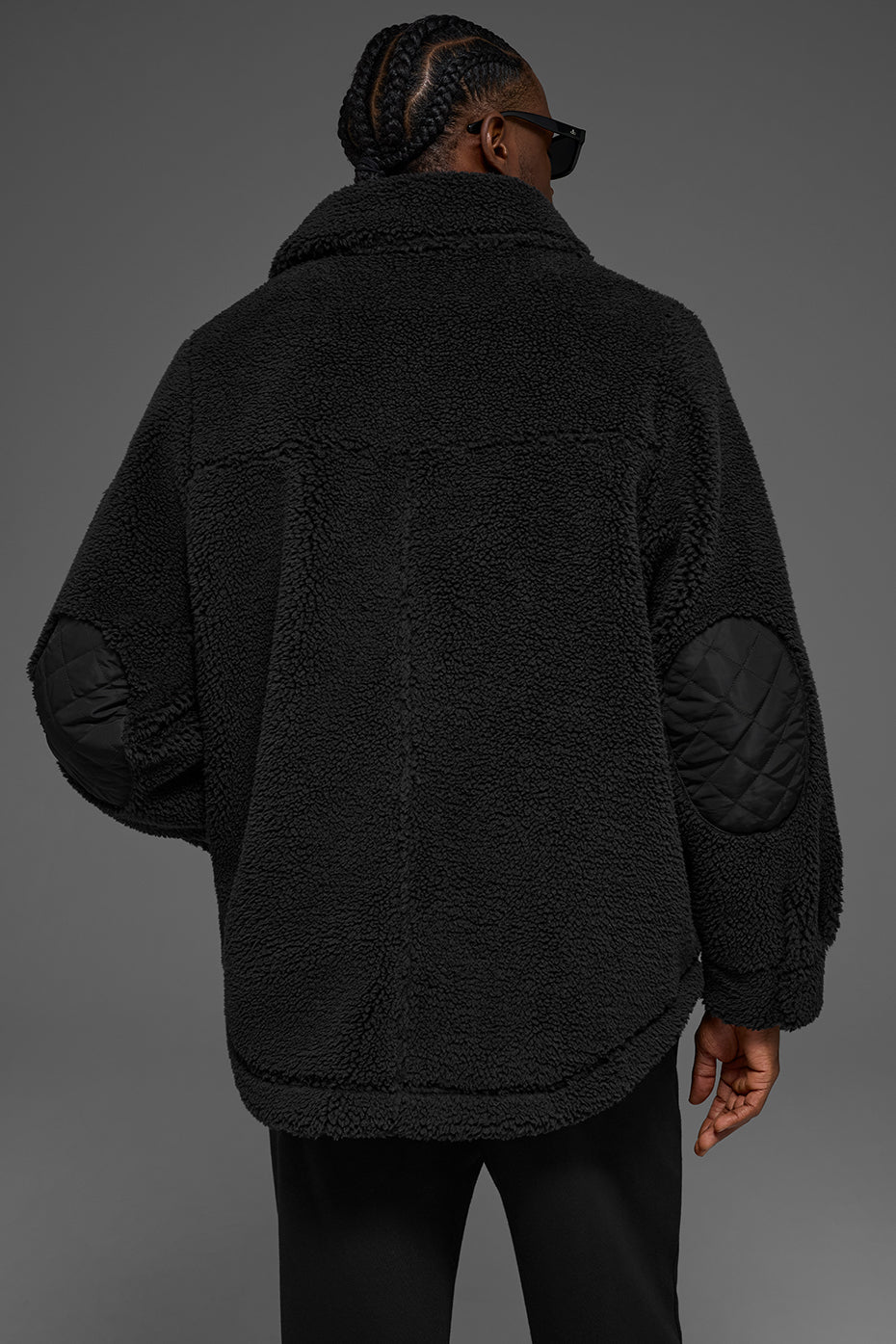 Alo Sherpa Edge Shacket - Black